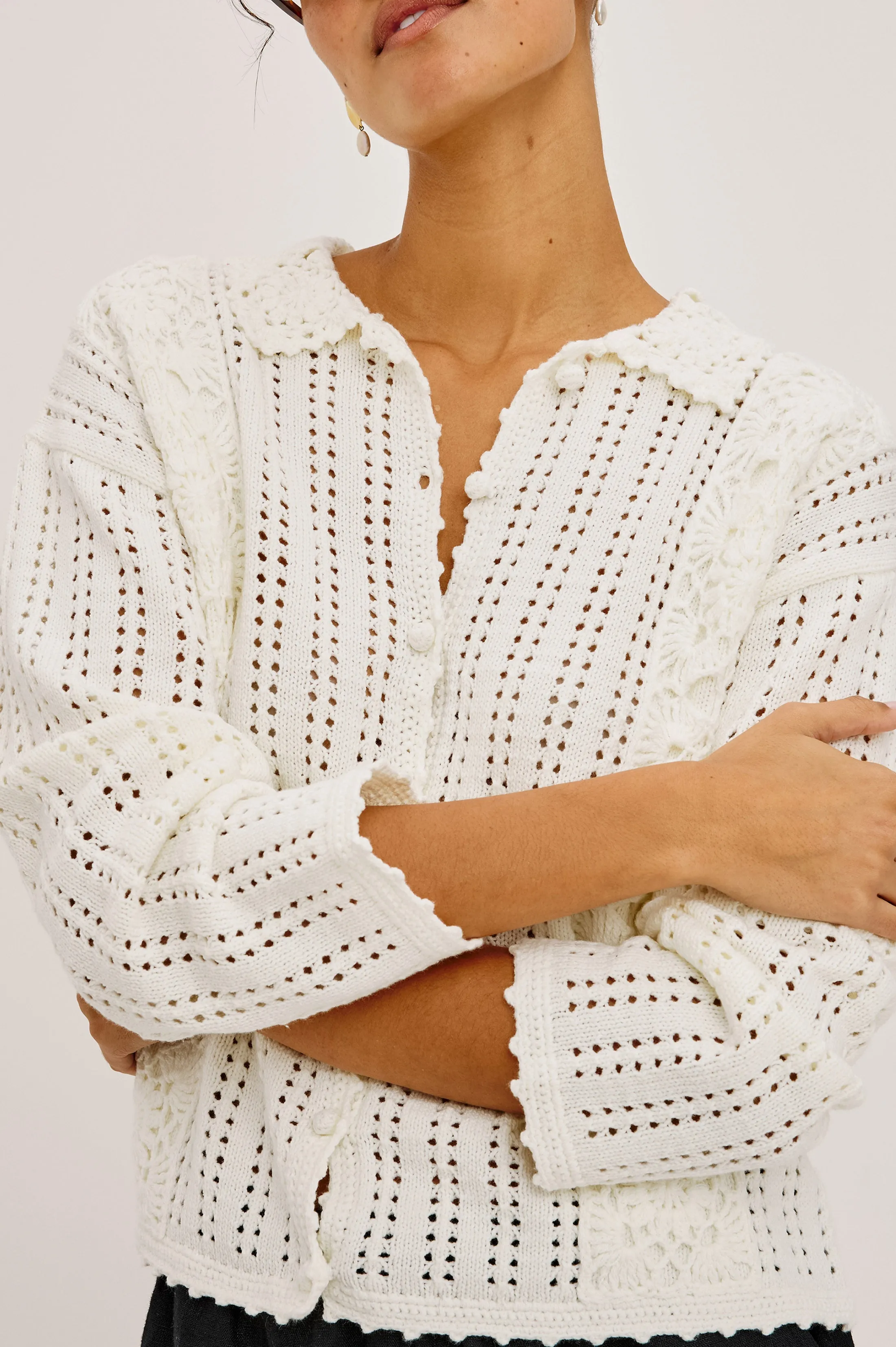 JENNI SWEATER - IVORY sold by Rails product image thumbnail 2