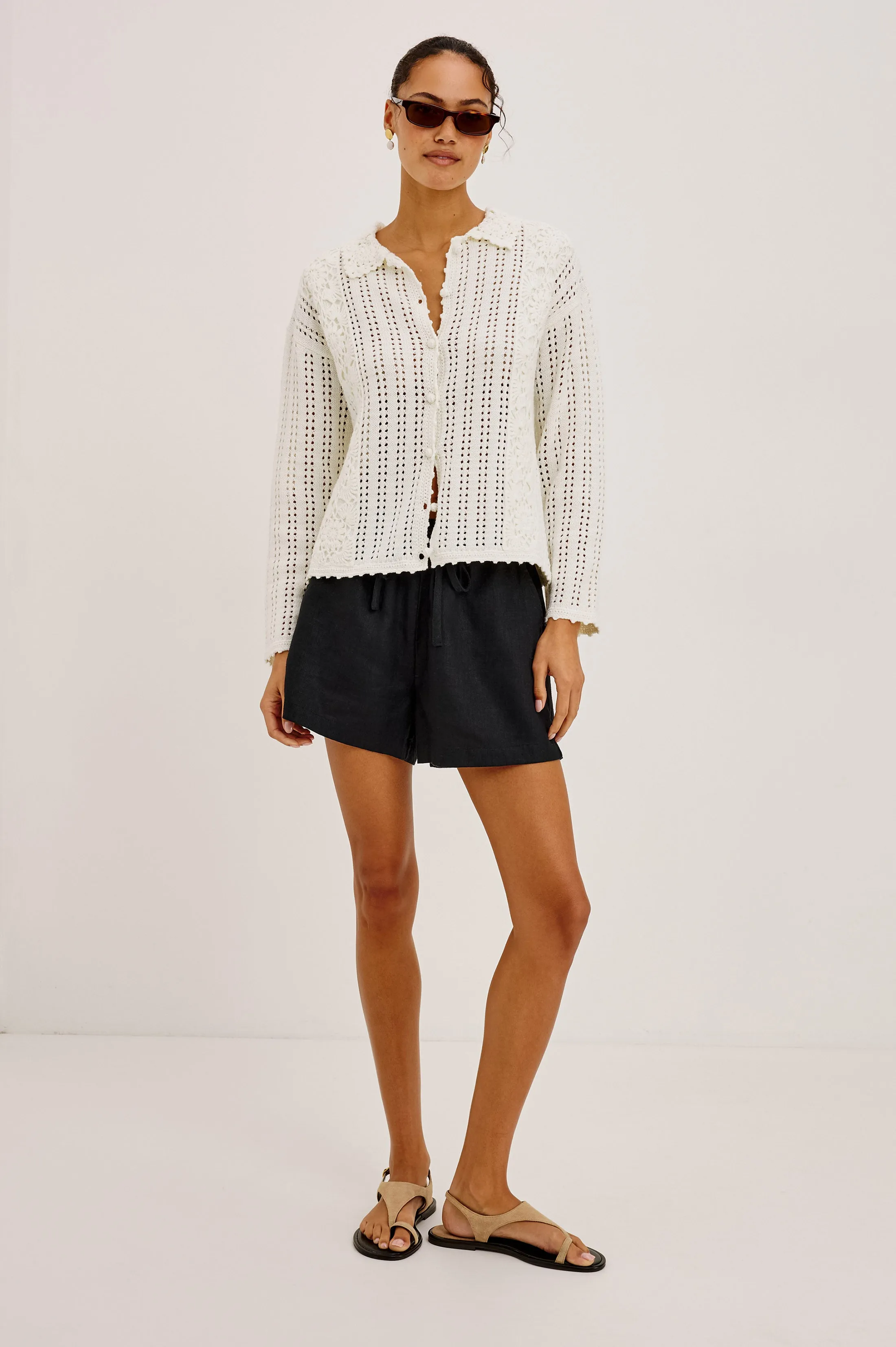 JENNI SWEATER - IVORY sold by Rails product image thumbnail 3