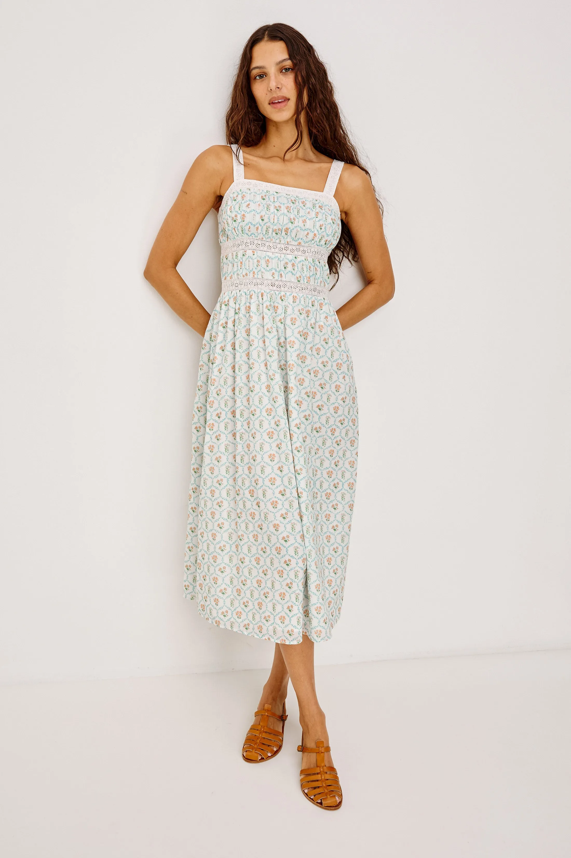 KIMIKO DRESS - PEACH PEONY sold by Rails product image thumbnail 4