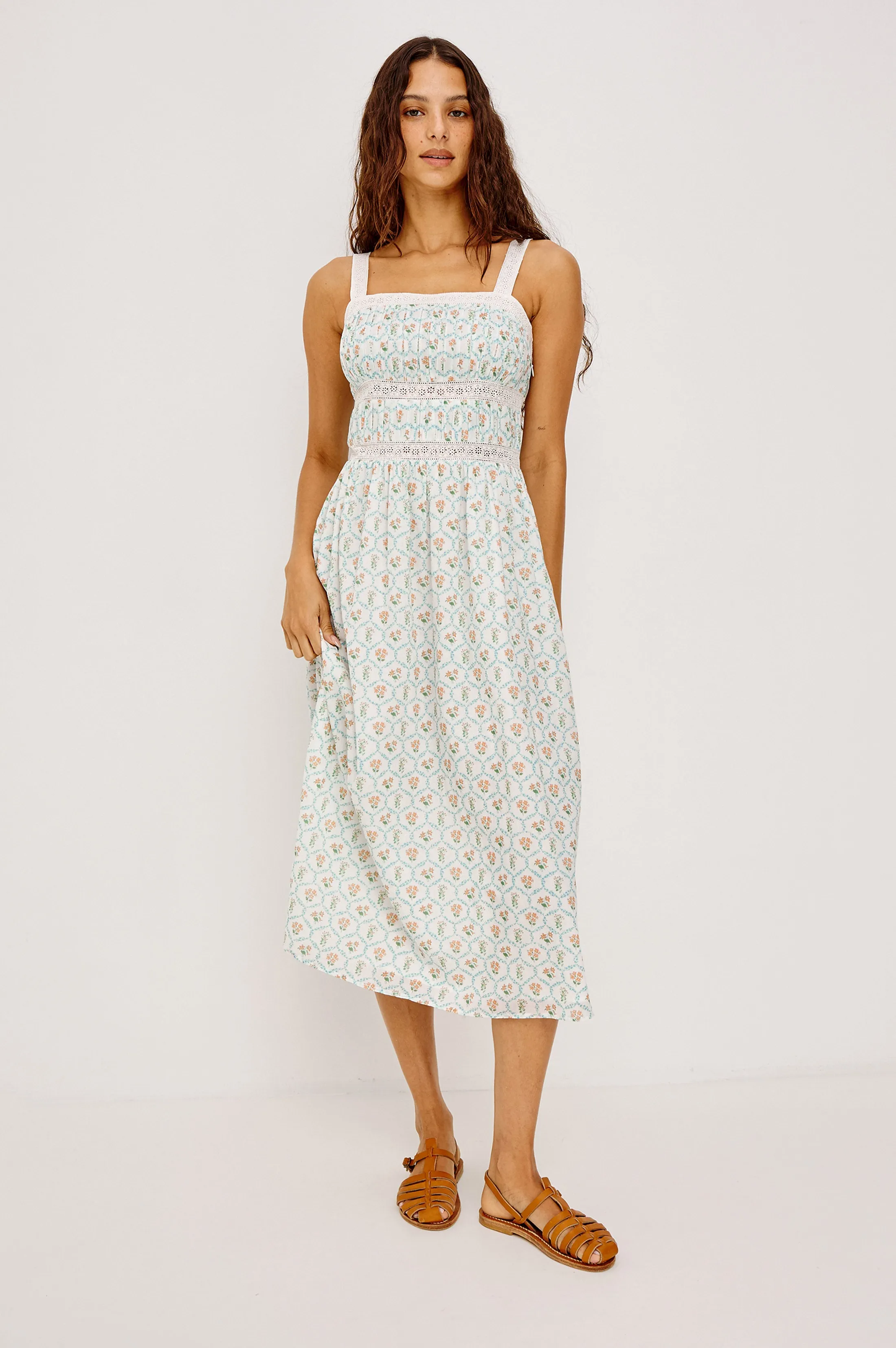 KIMIKO DRESS - PEACH PEONY sold by Rails product image thumbnail 3