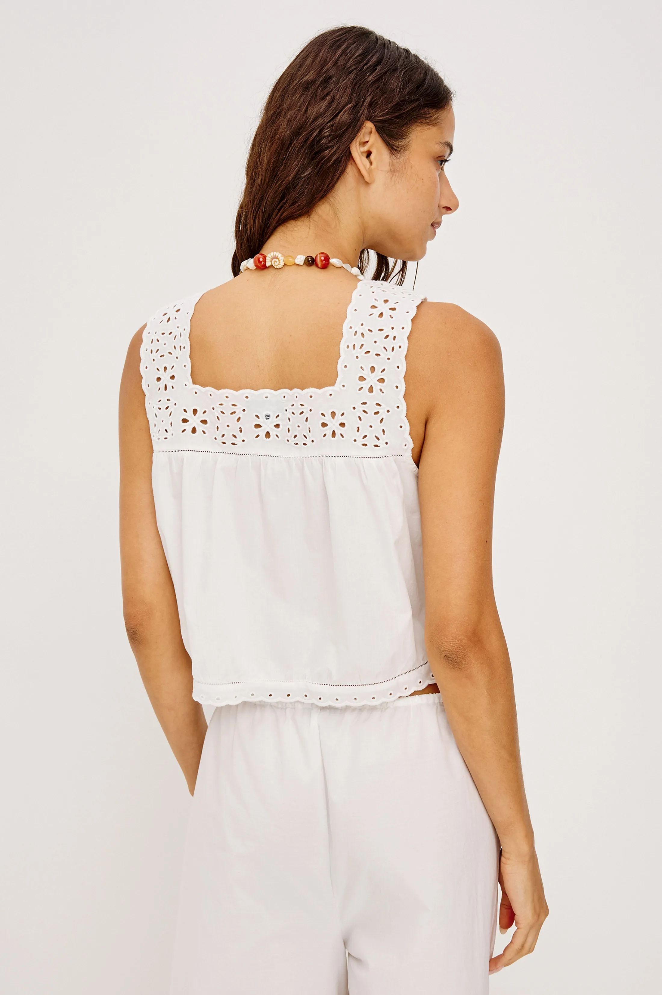 NOEMI TOP - WHITE sold by Rails product image thumbnail 4