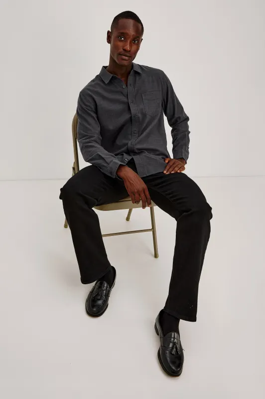WYATT SHIRT - MIDNIGHT ETCH made by Rails