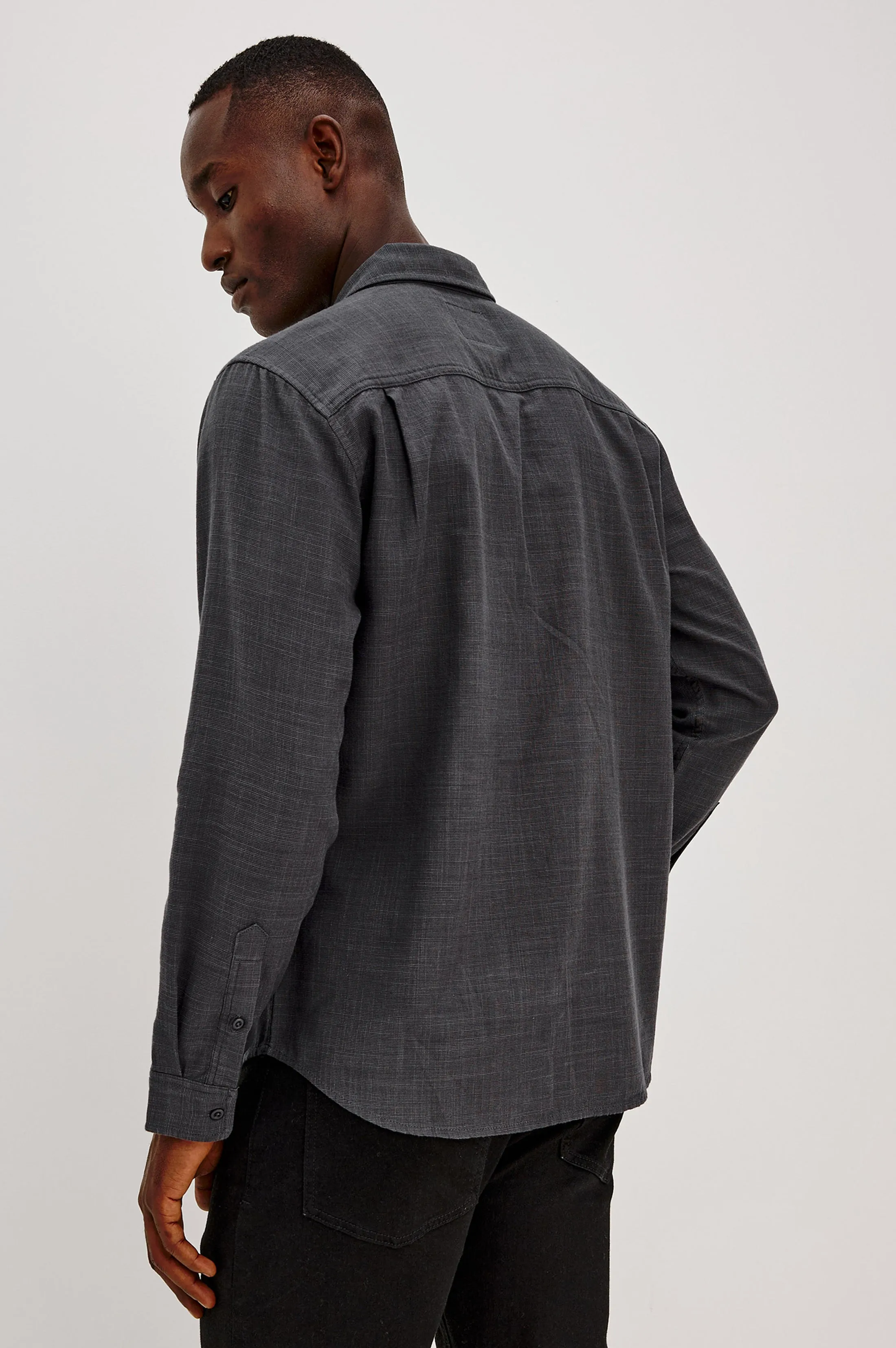 WYATT SHIRT - MIDNIGHT ETCH sold by Rails product image thumbnail 4