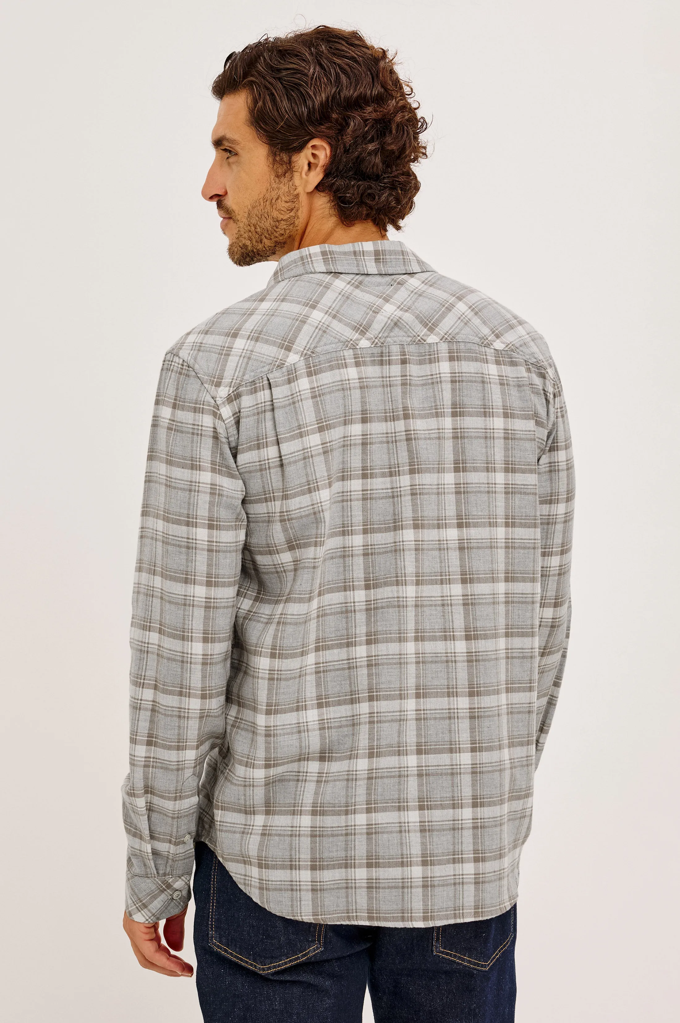 WYATT SHIRT - LIVE EDGE HEATHER sold by Rails product image thumbnail 5