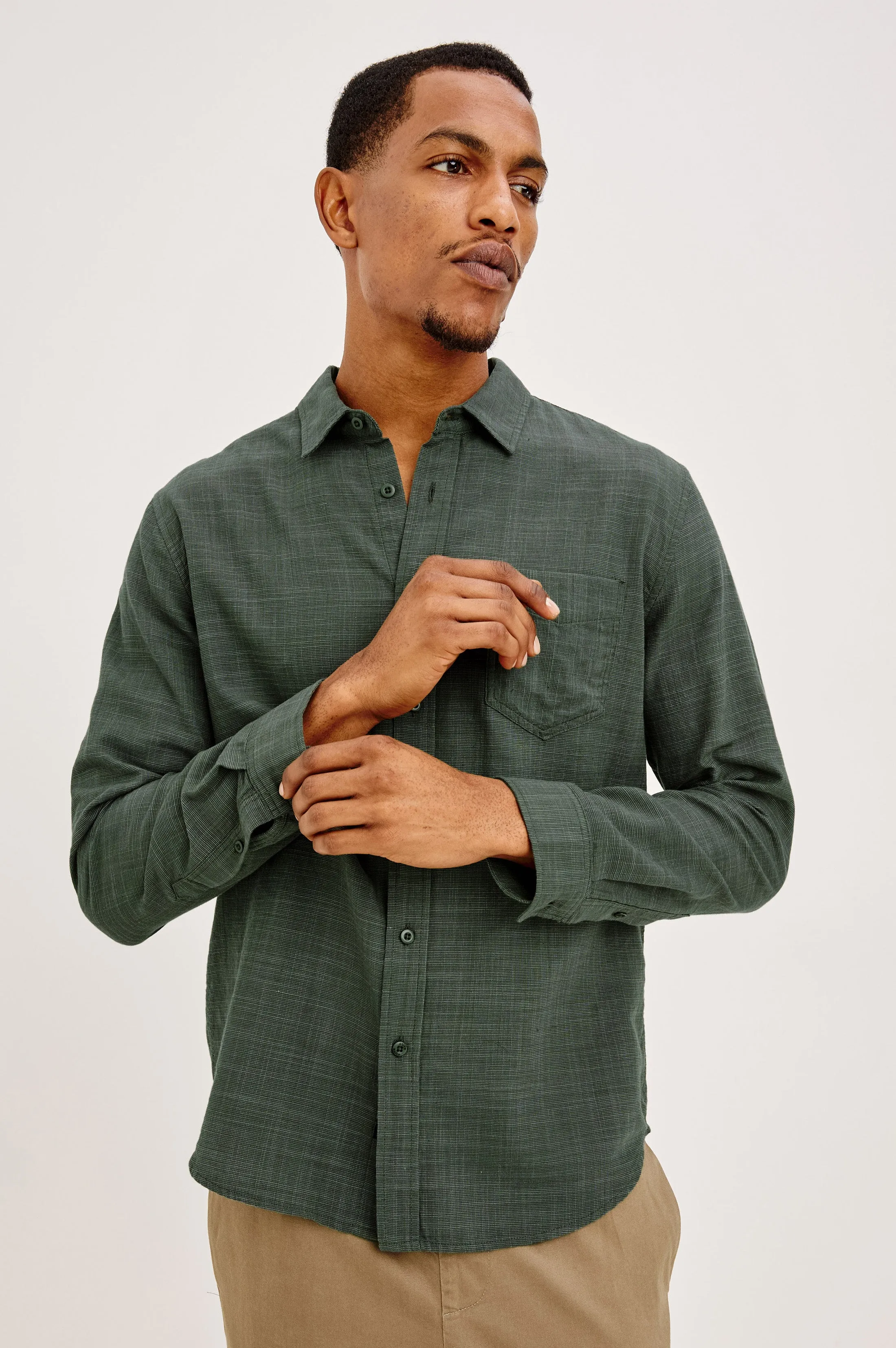 WYATT SHIRT - PINE ETCH sold by Rails product image thumbnail 2