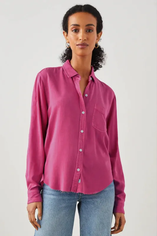 INGRID RAW SHIRT - HIBISCUS sold by Rails