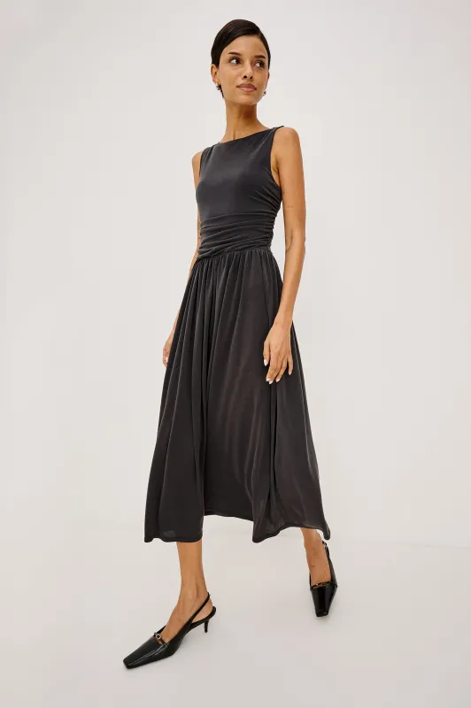 ZORA DRESS - ASH made by Rails