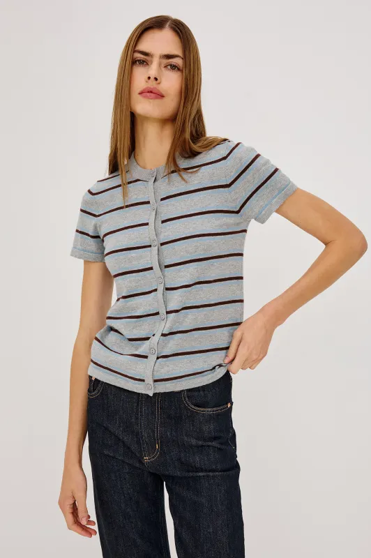 KYLIE TOP - HEATHER SKY made by Rails