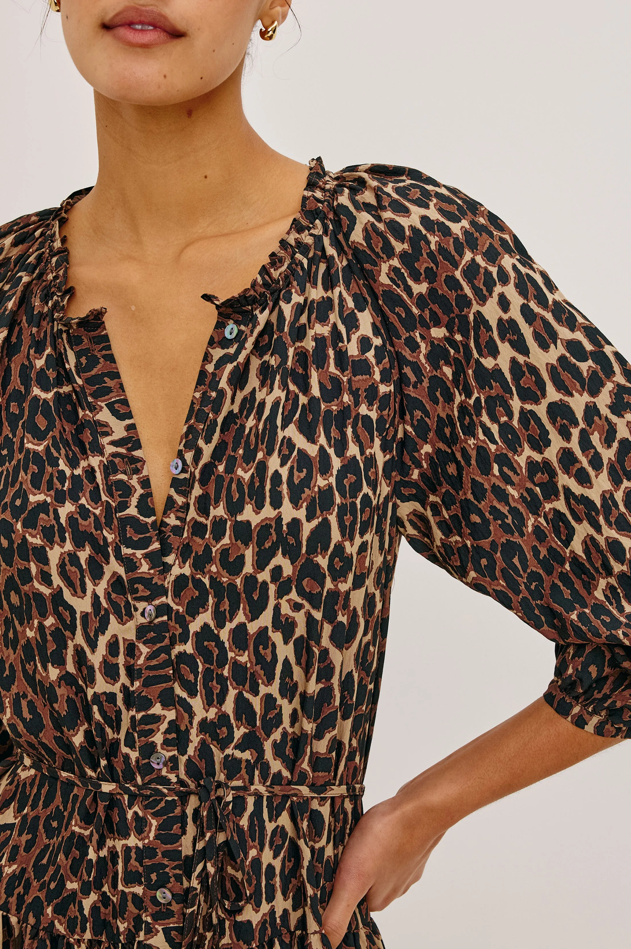 LEANNE DRESS - BROWN NALA sold by Rails product image thumbnail 2