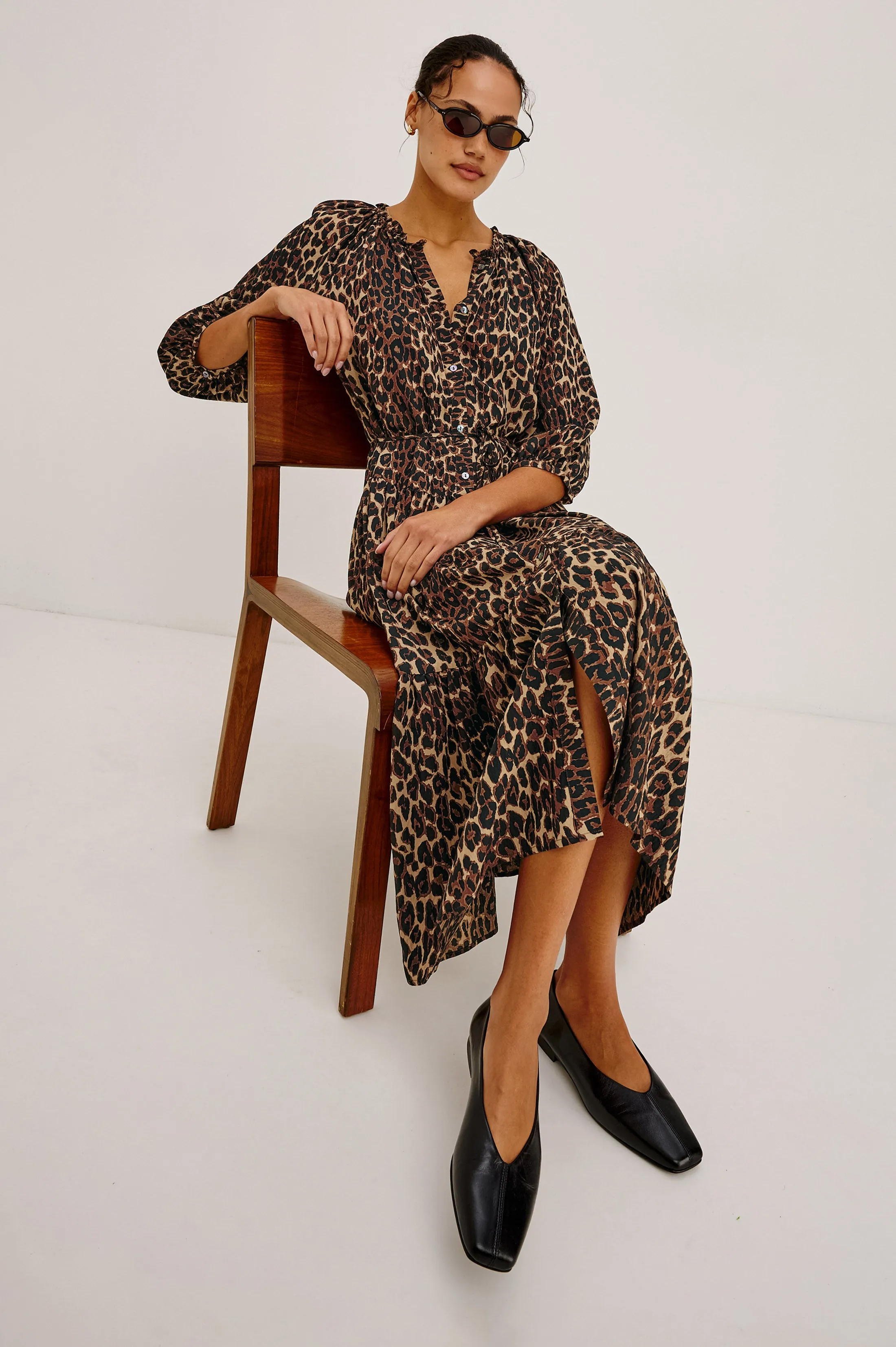 LEANNE DRESS - BROWN NALA sold by Rails product image thumbnail 4