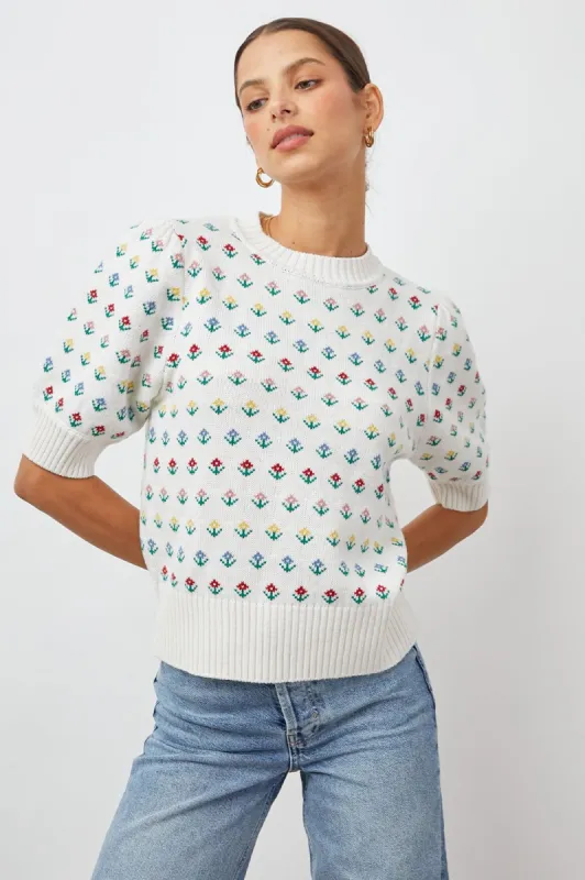 MARIE SWEATER - ALPINE FLORAL sold by Rails