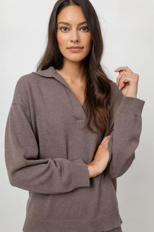 SUTTON SWEATER - LATTE sold by Rails