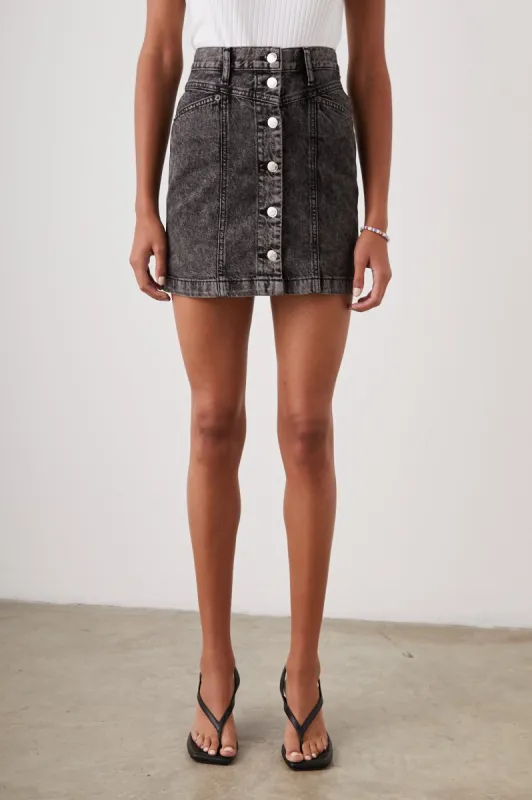 CANYON SKIRT - ACID BLACK sold by Rails