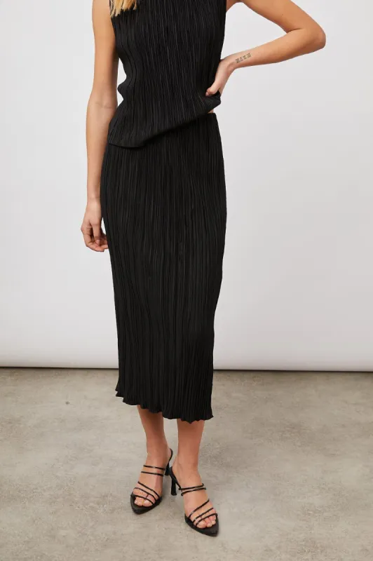 STELLA SKIRT - BLACK made by Rails