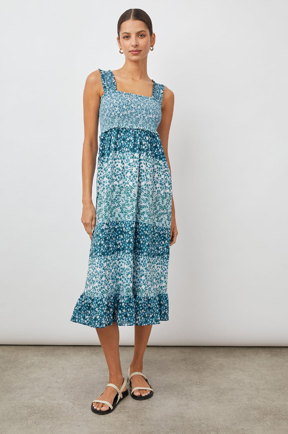 RUMI DRESS - STRIPED FLORAL sold by Rails