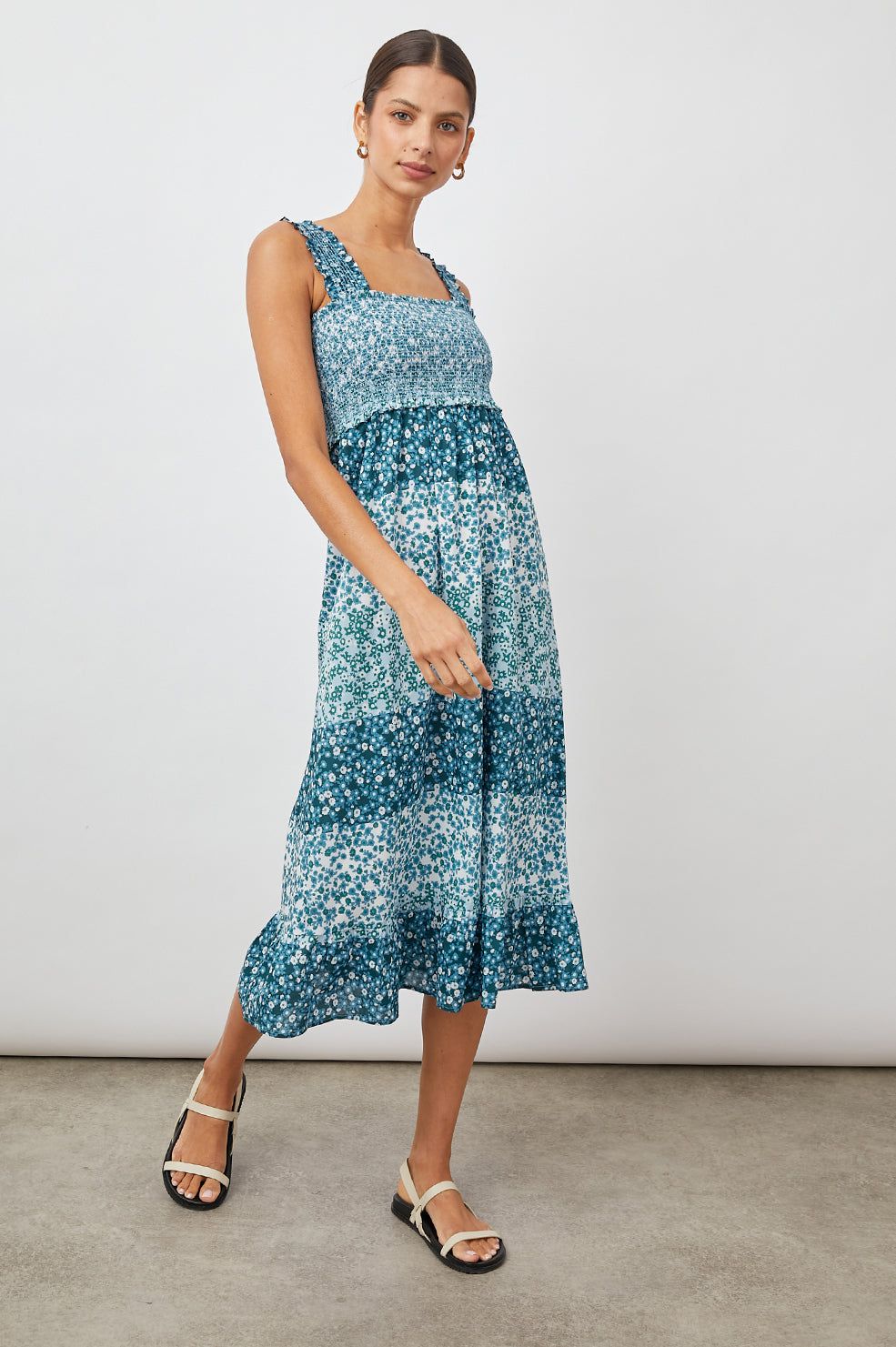 RUMI DRESS - STRIPED FLORAL sold by Rails product image thumbnail 4