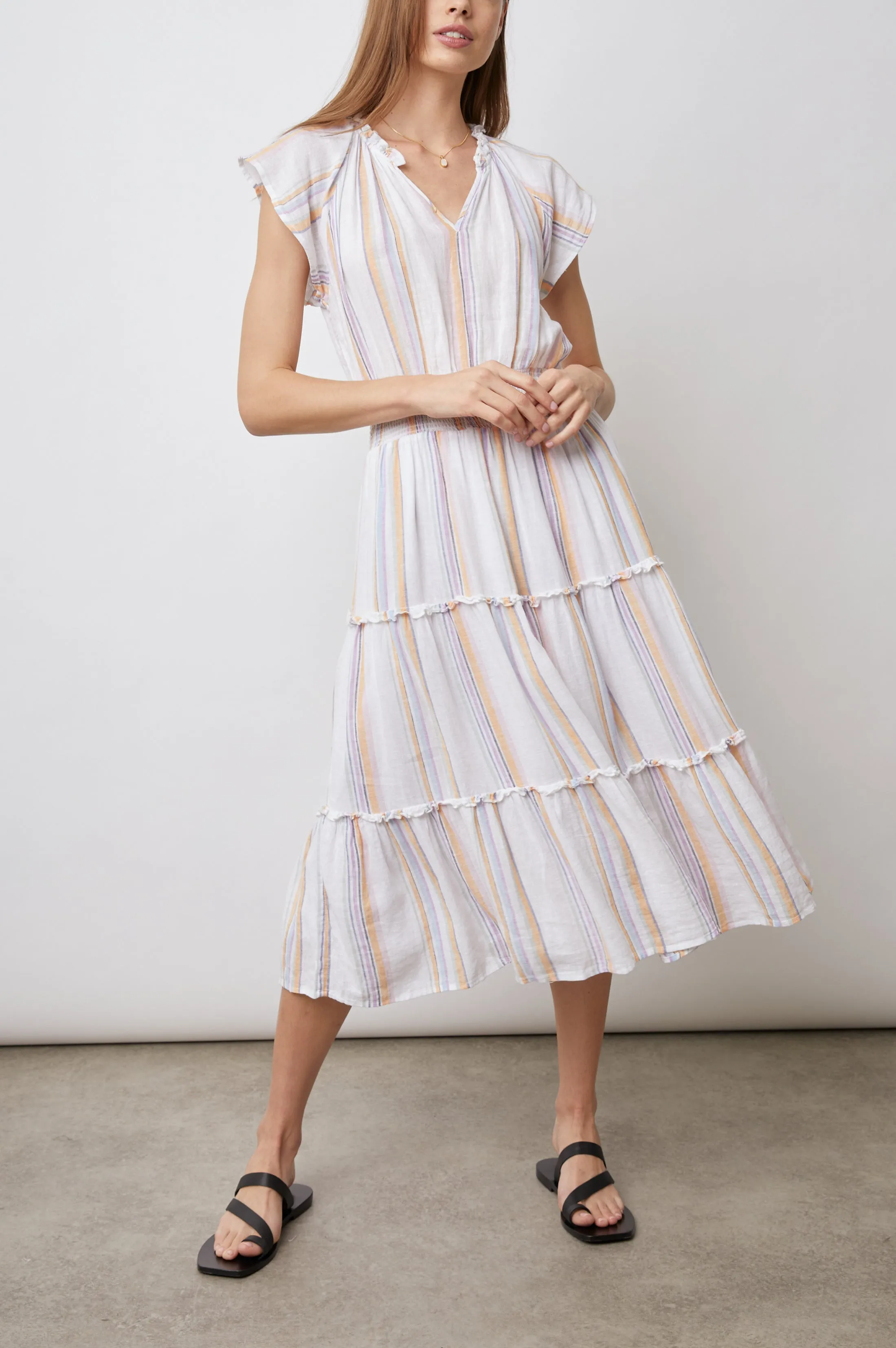 AMELLIA DRESS - MERIDA STRIPE sold by Rails product image thumbnail 3