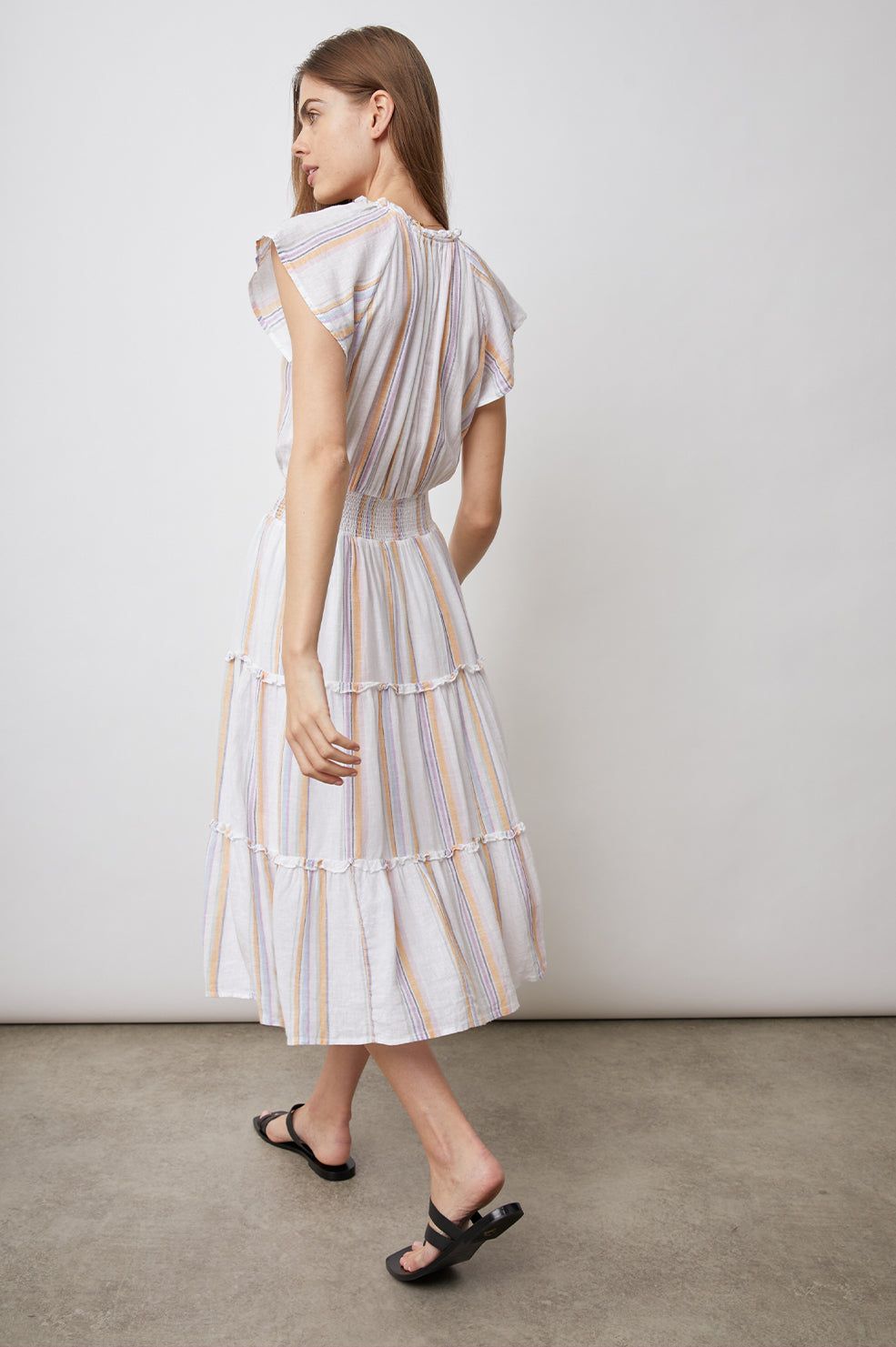 AMELLIA DRESS - MERIDA STRIPE sold by Rails product image thumbnail 4