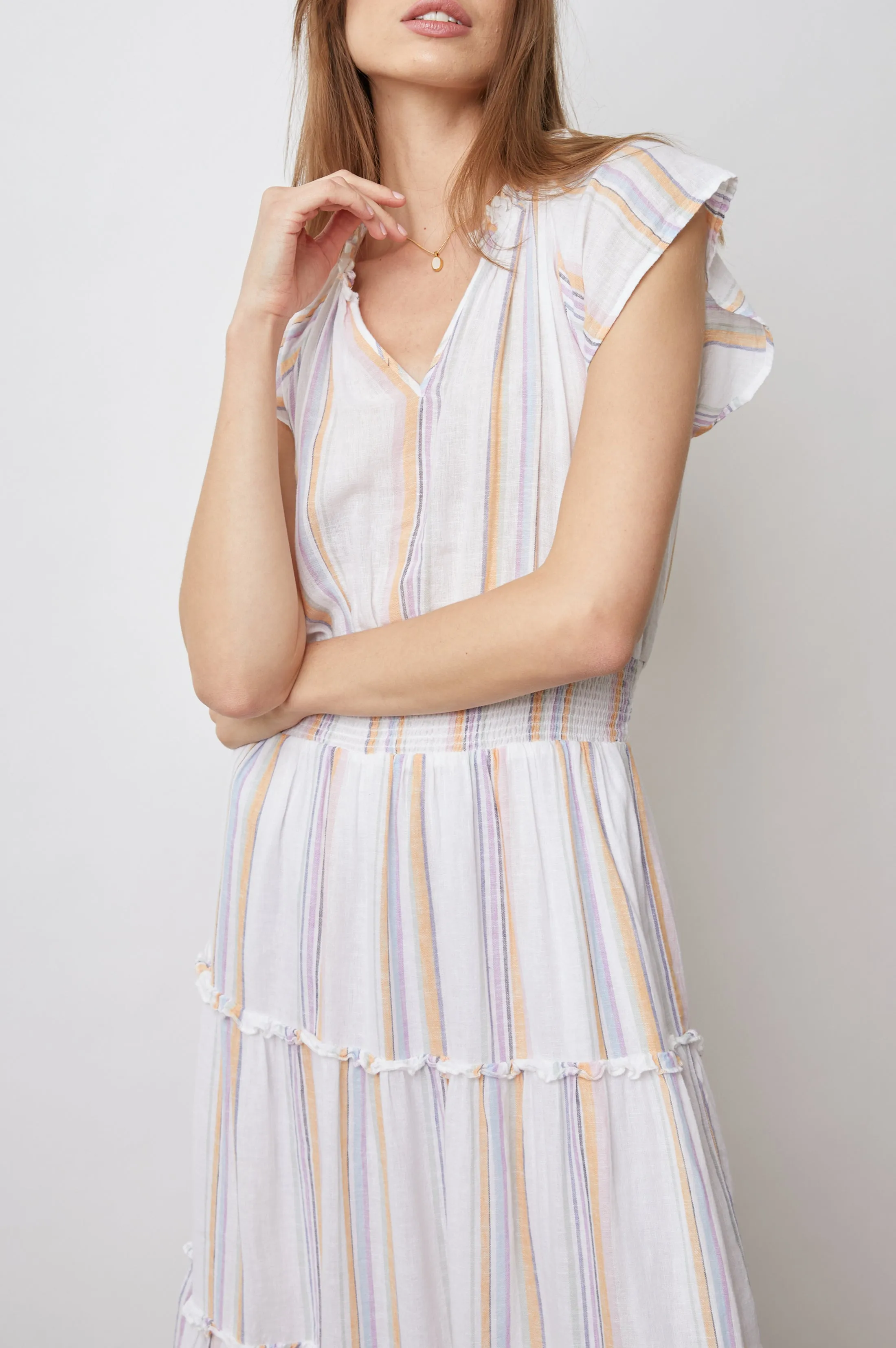 AMELLIA DRESS - MERIDA STRIPE sold by Rails product image thumbnail 4