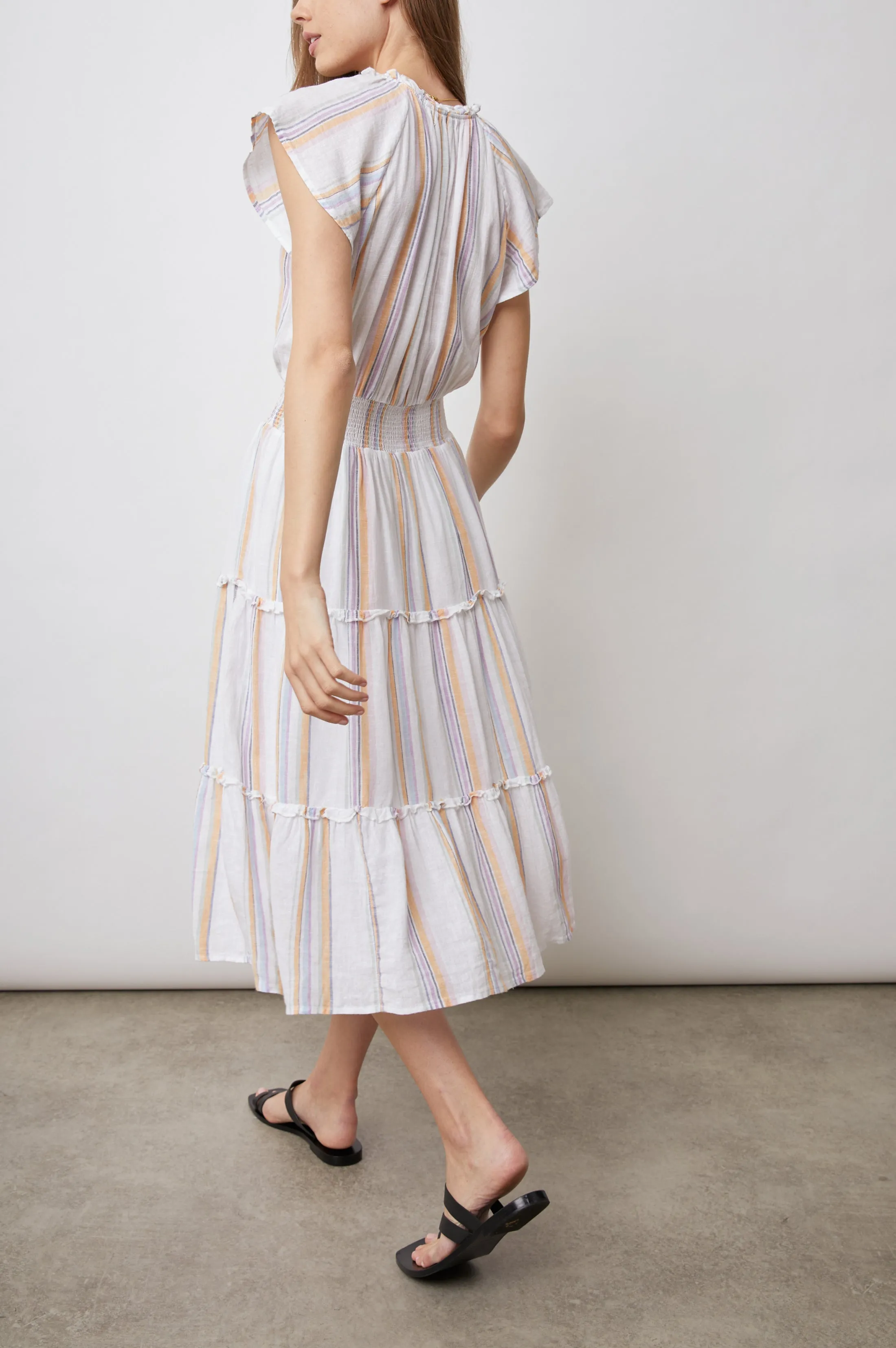 AMELLIA DRESS - MERIDA STRIPE sold by Rails product image thumbnail 5