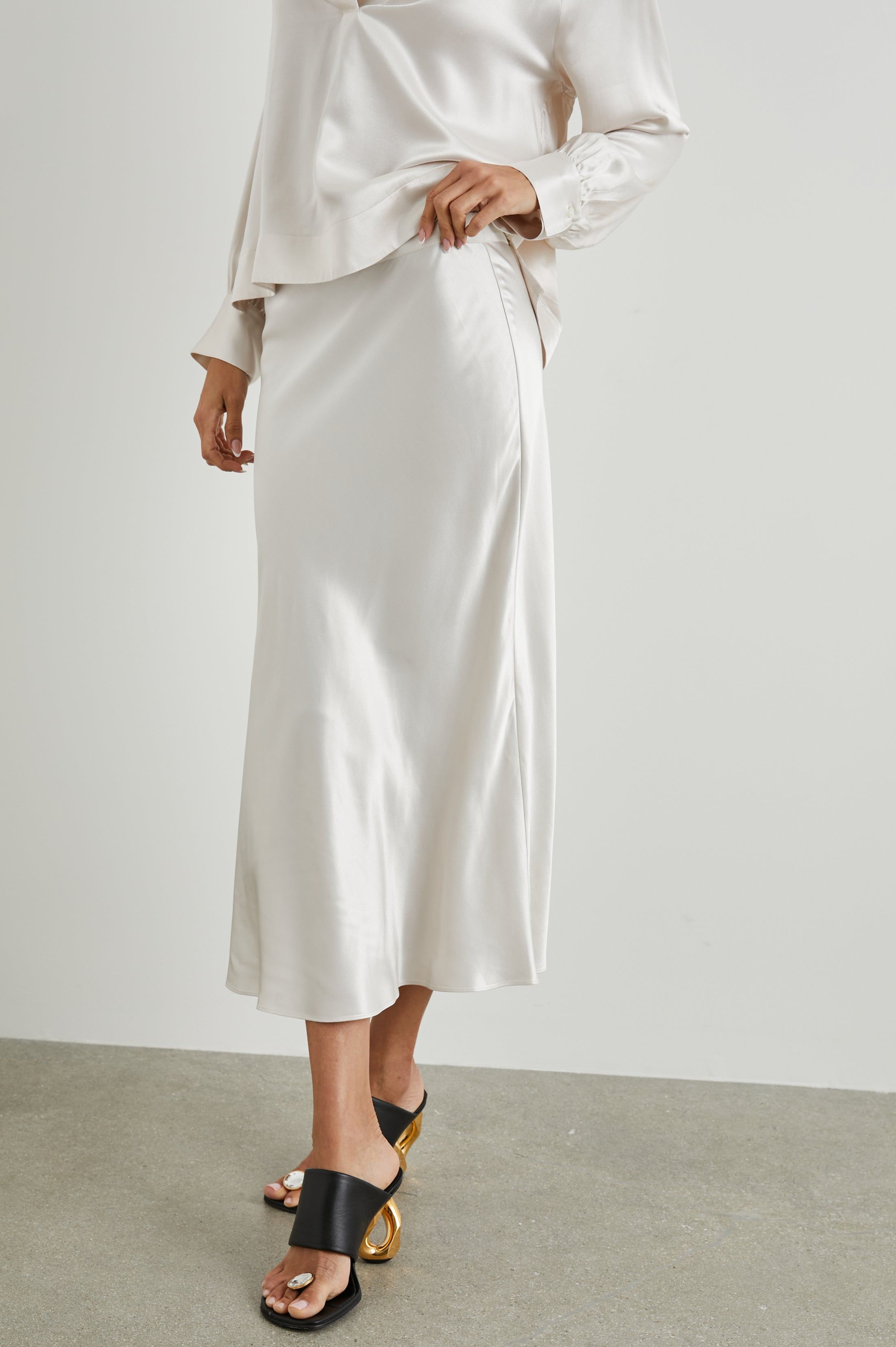 BERLIN SKIRT - IVORY sold by Rails product image thumbnail 2