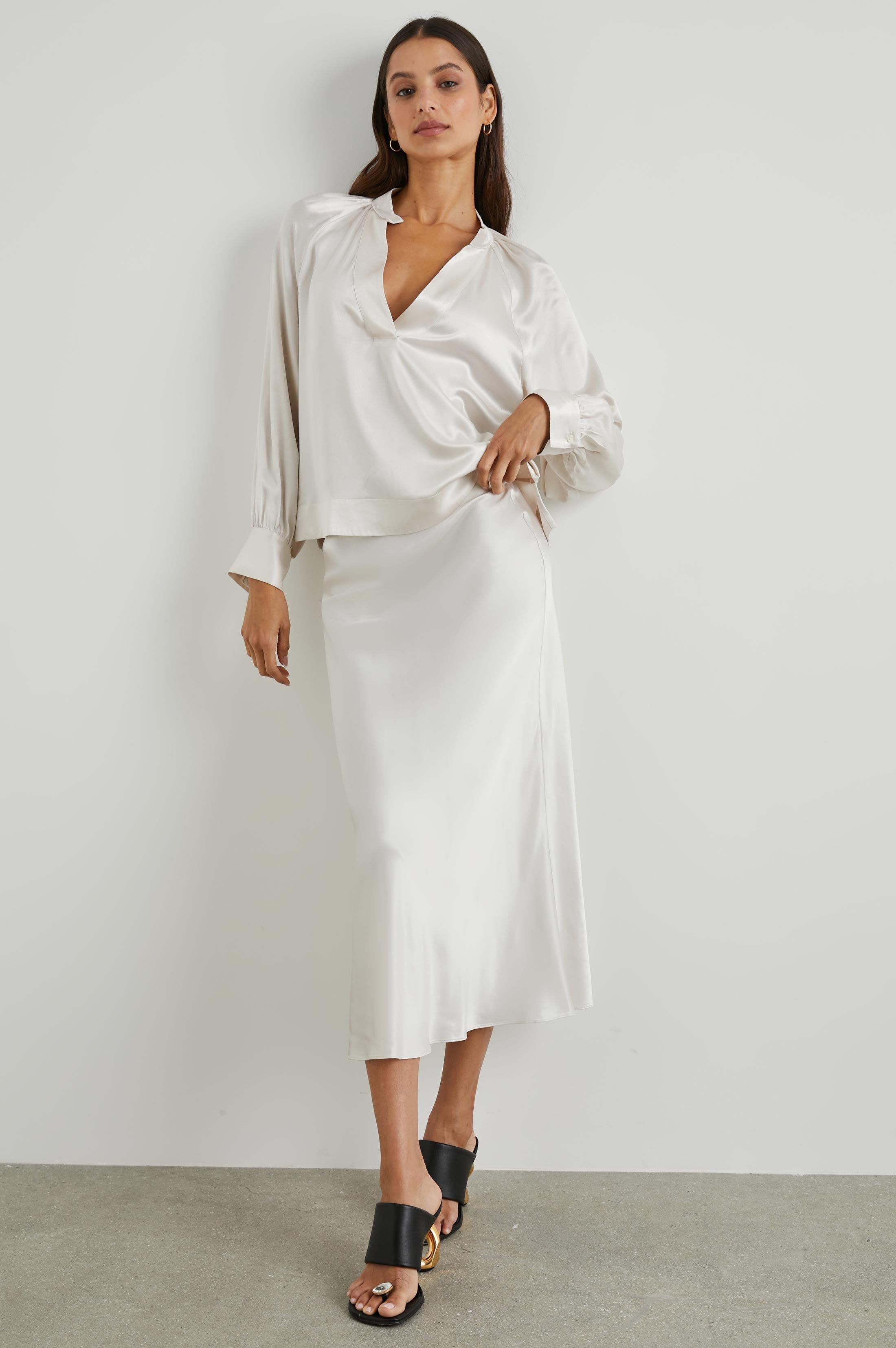 BERLIN SKIRT - IVORY sold by Rails product image thumbnail 3