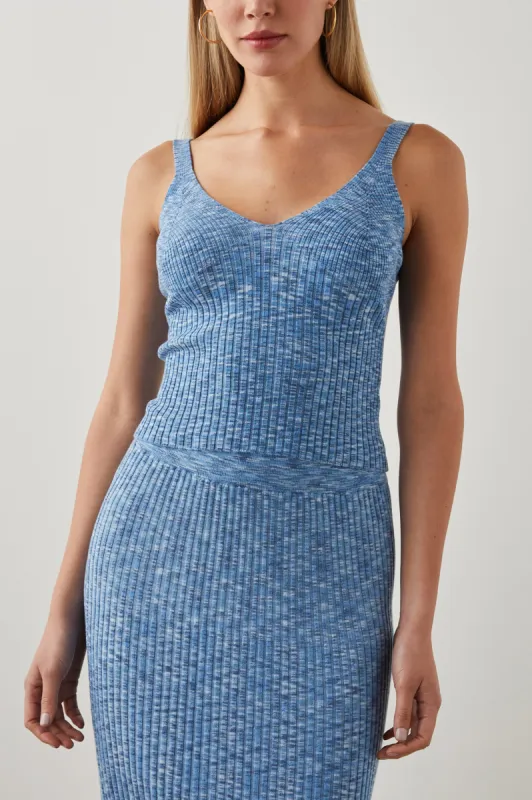 SKY TOP - BLUE MULTI SPACE DYE sold by Rails