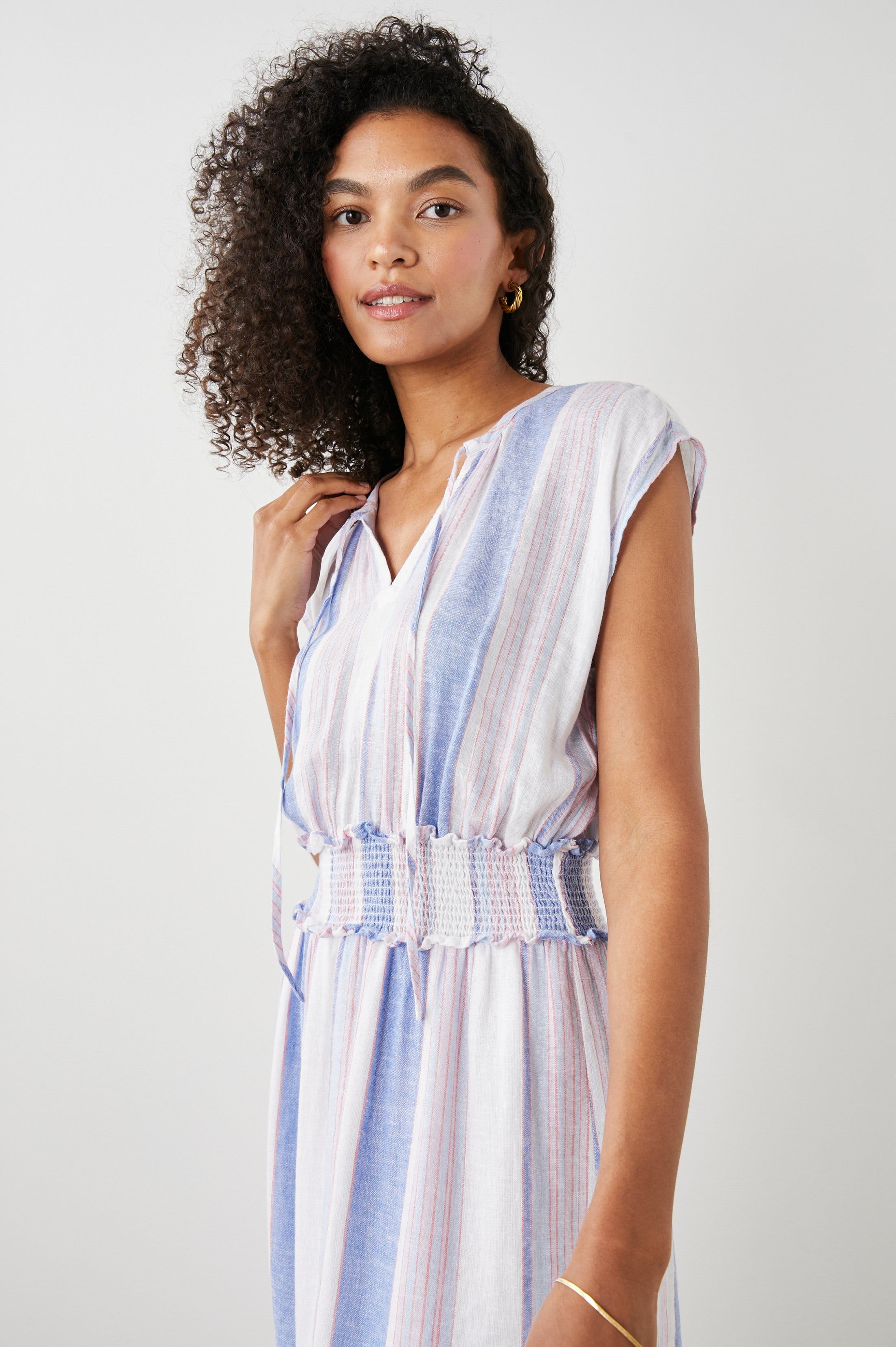 ASHLYN DRESS - MARINI STRIPE sold by Rails product image thumbnail 4