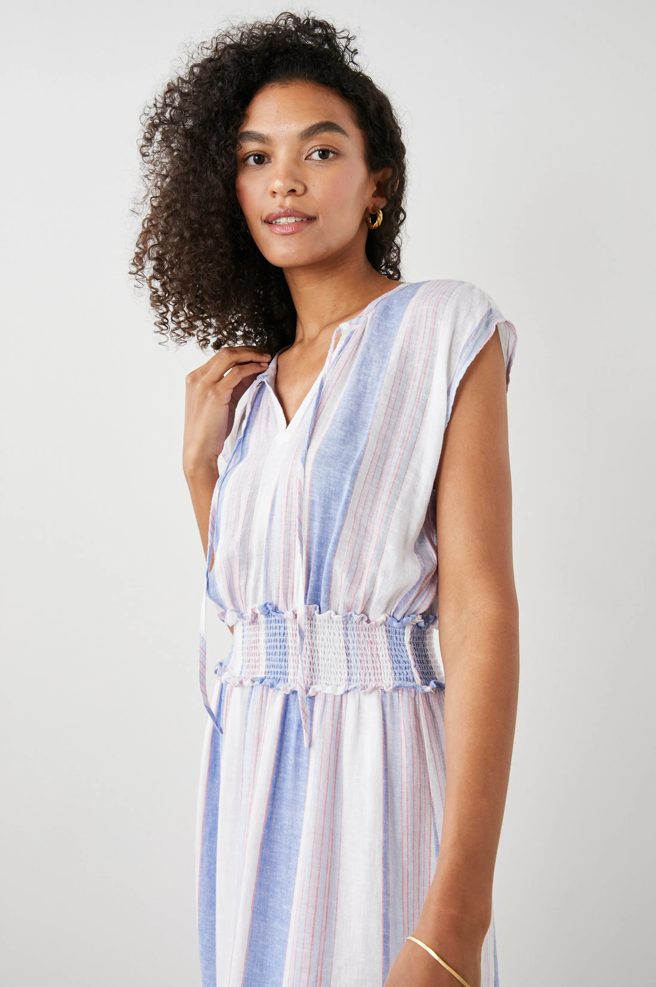 ASHLYN DRESS - MARINI STRIPE sold by Rails product image thumbnail 4