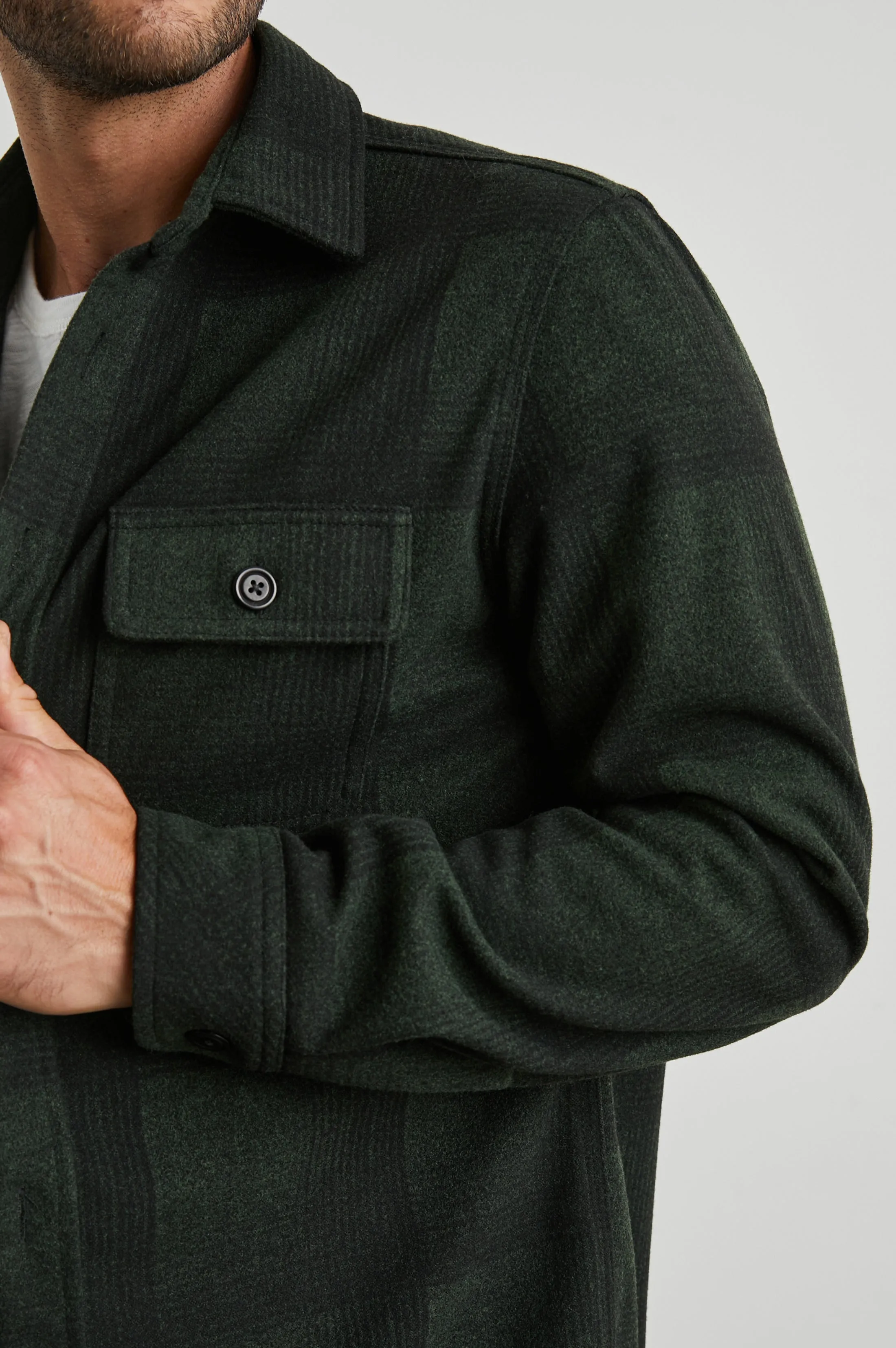 ALDER SHIRT - EVERGREEN ONYX sold by Rails product image thumbnail 2
