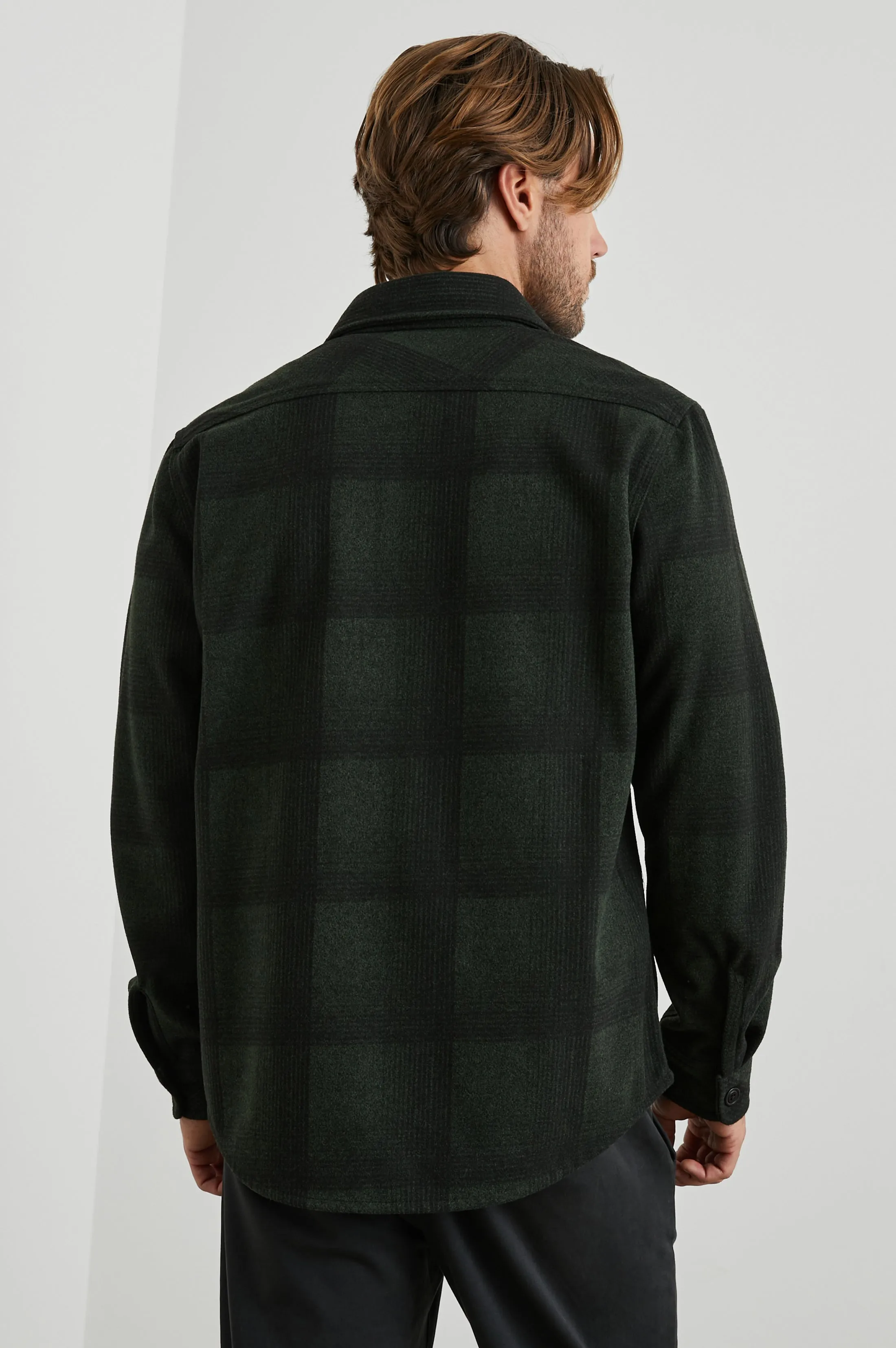 ALDER SHIRT - EVERGREEN ONYX sold by Rails product image thumbnail 5