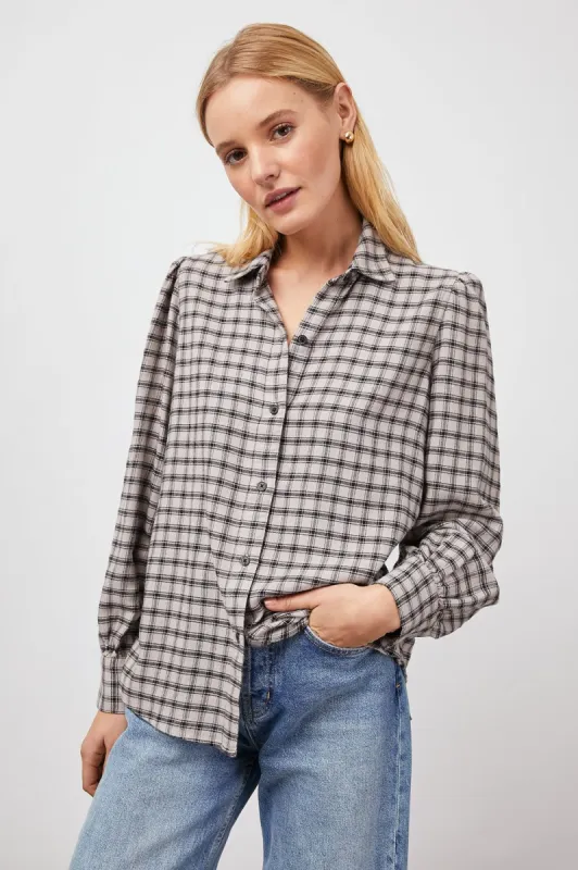 ANGELICA SHIRT - MALT ONYX sold by Rails