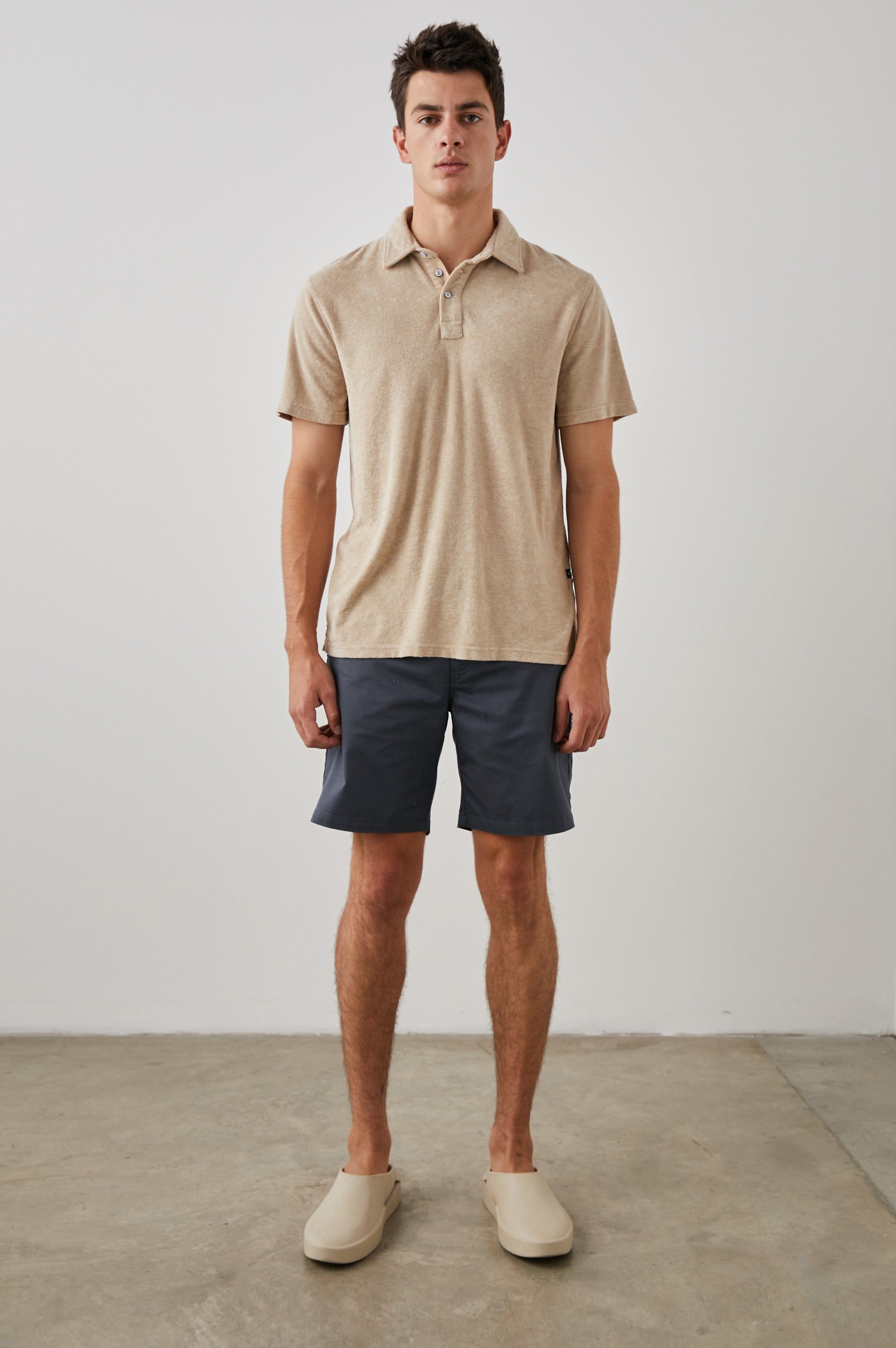RHEN POLO SHIRT - CHICKPEA sold by Rails product image thumbnail 3