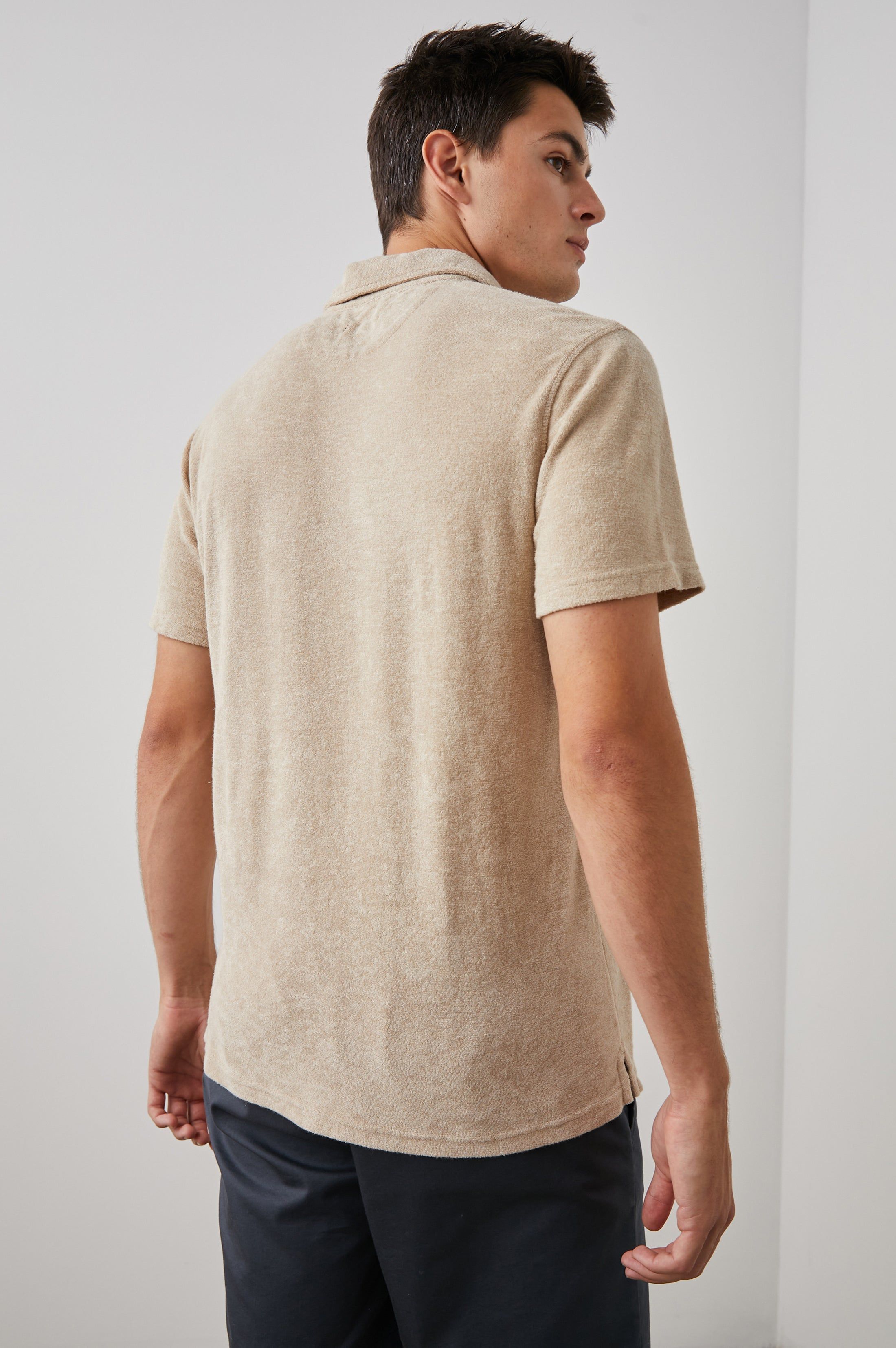 RHEN POLO SHIRT - CHICKPEA sold by Rails product image thumbnail 5