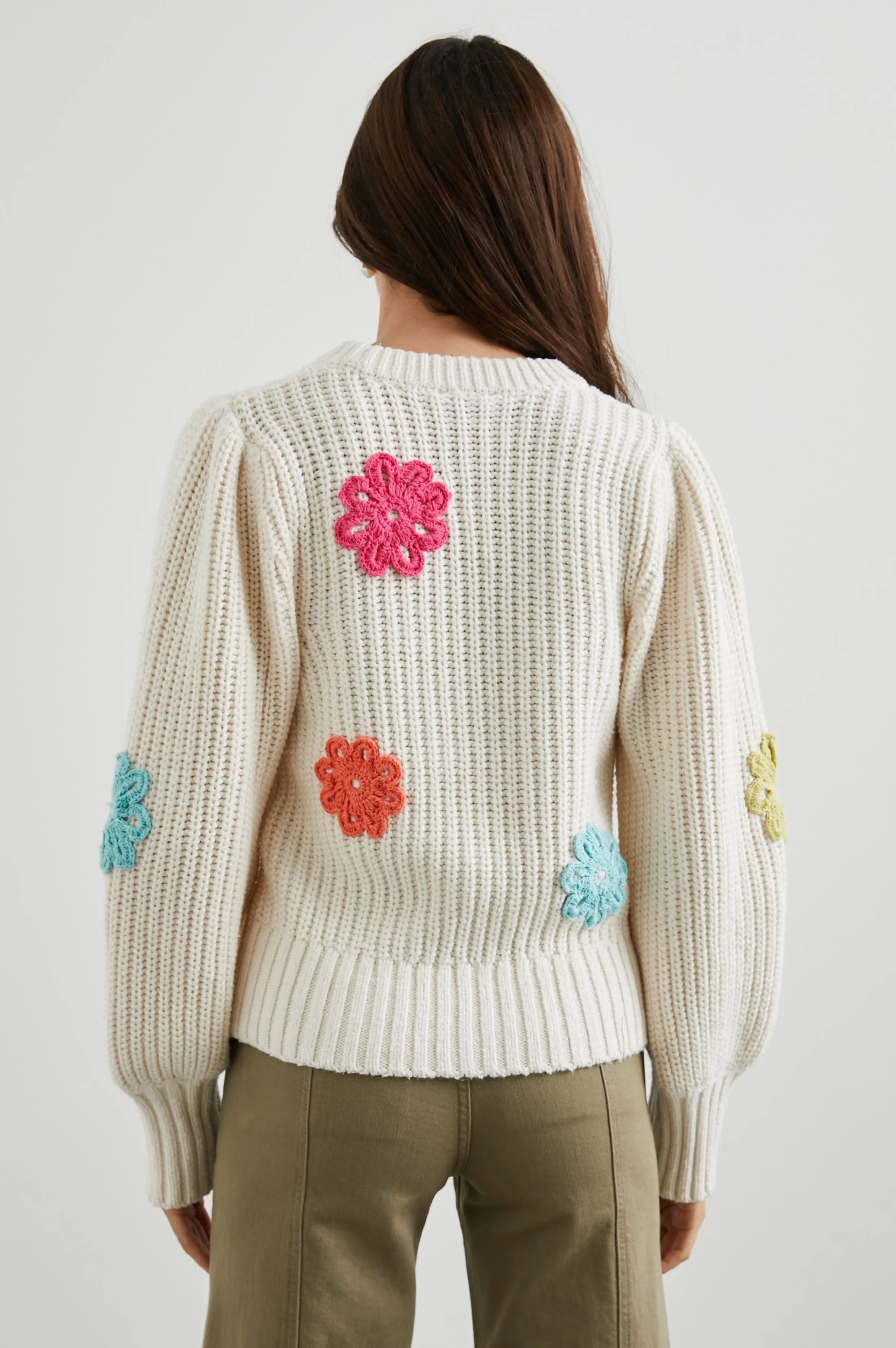 ROMY SWEATER - IVORY MULTI DAISIES sold by Rails product image thumbnail 5