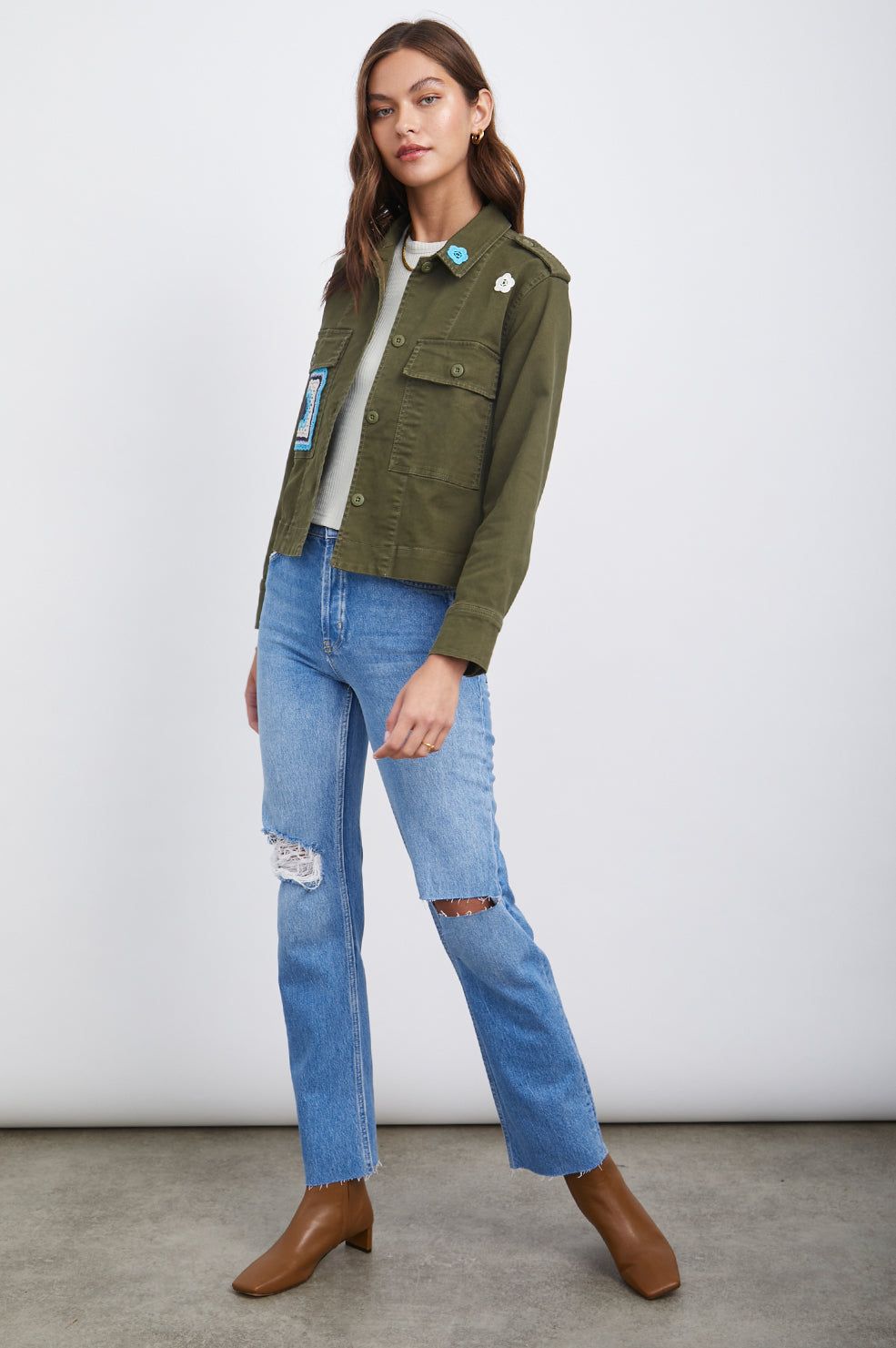 TULI JACKET - OLIVE sold by Rails product image thumbnail 3