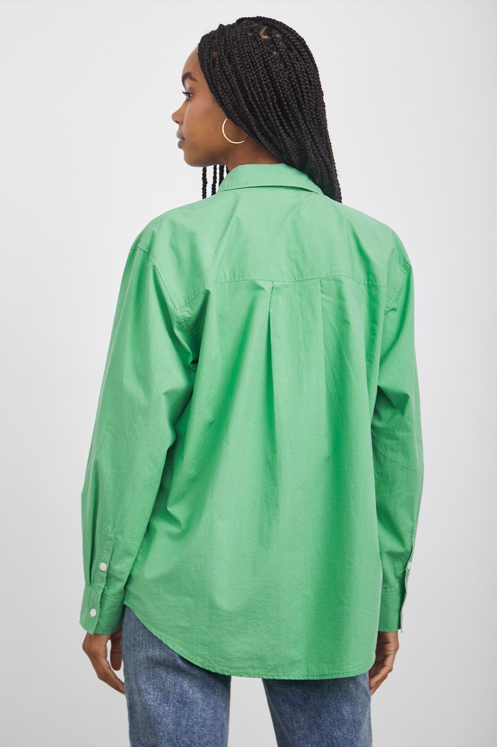 ARLO SHIRT - KELLY GREEN sold by Rails product image thumbnail 4
