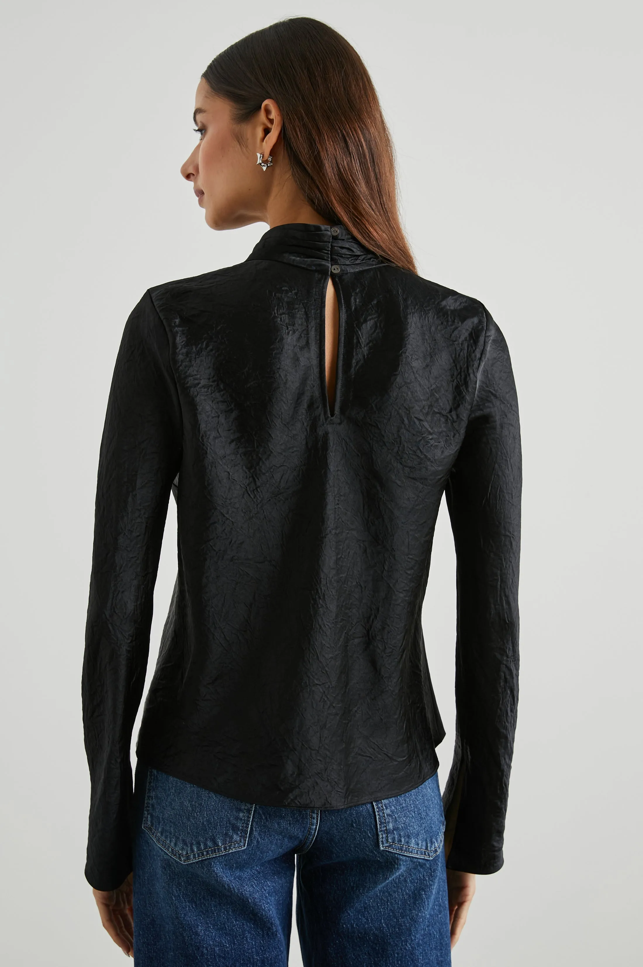 SOLEIL SHIRT - BLACK sold by Rails product image thumbnail 5