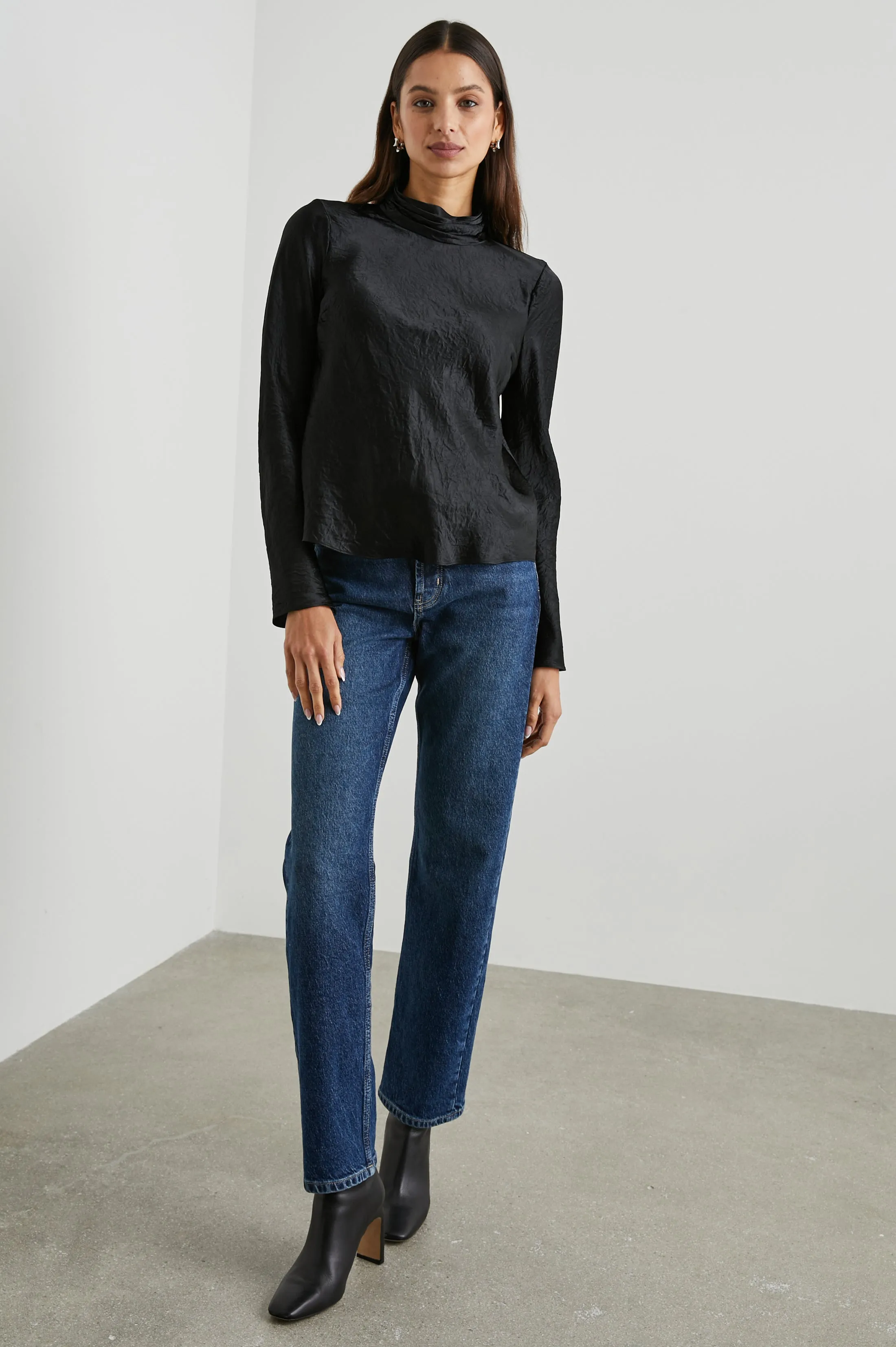 SOLEIL SHIRT - BLACK sold by Rails product image thumbnail 3