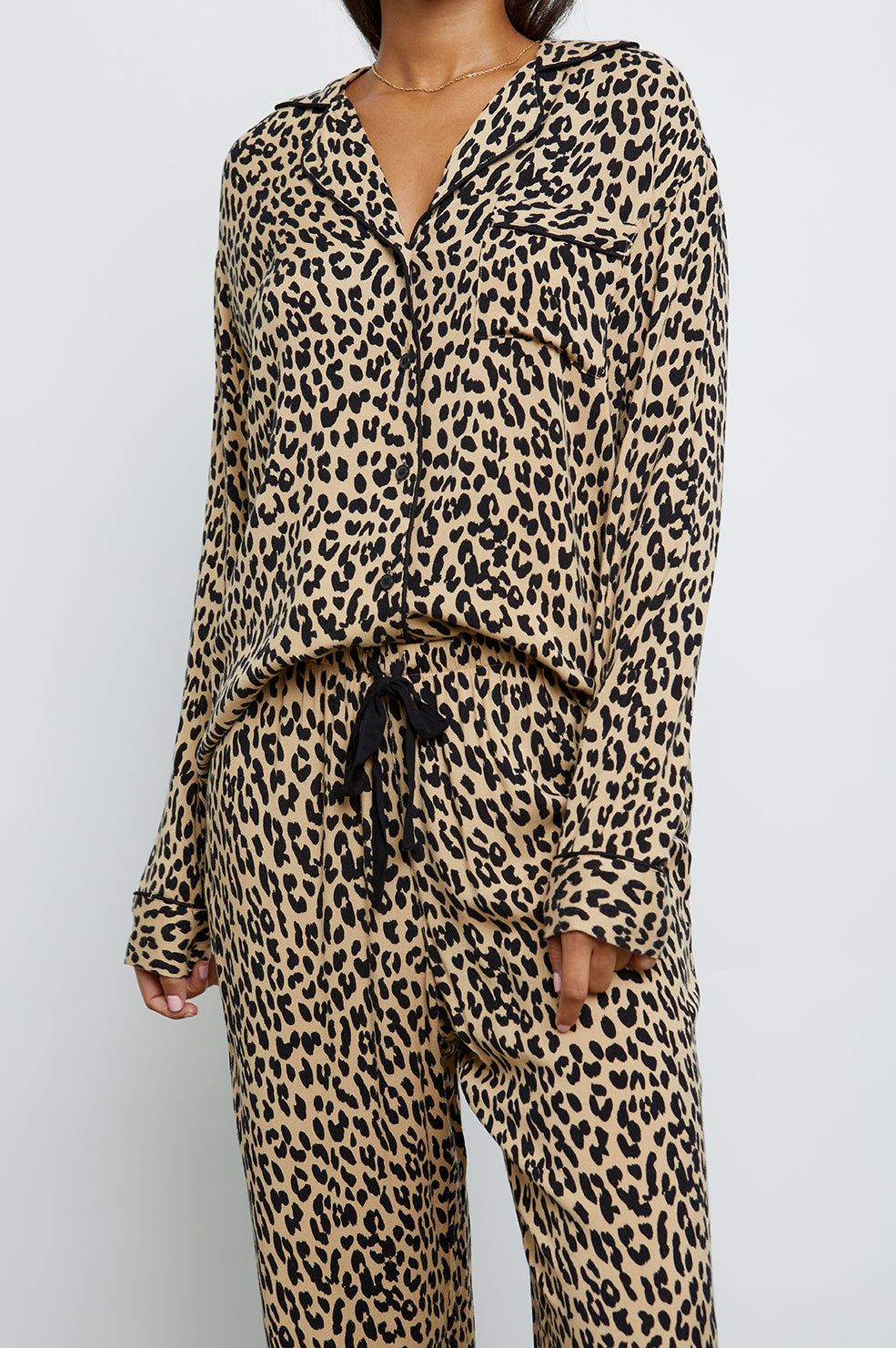 CLARA PAJAMA SET - SAND JAGUAR sold by Rails product image thumbnail 6