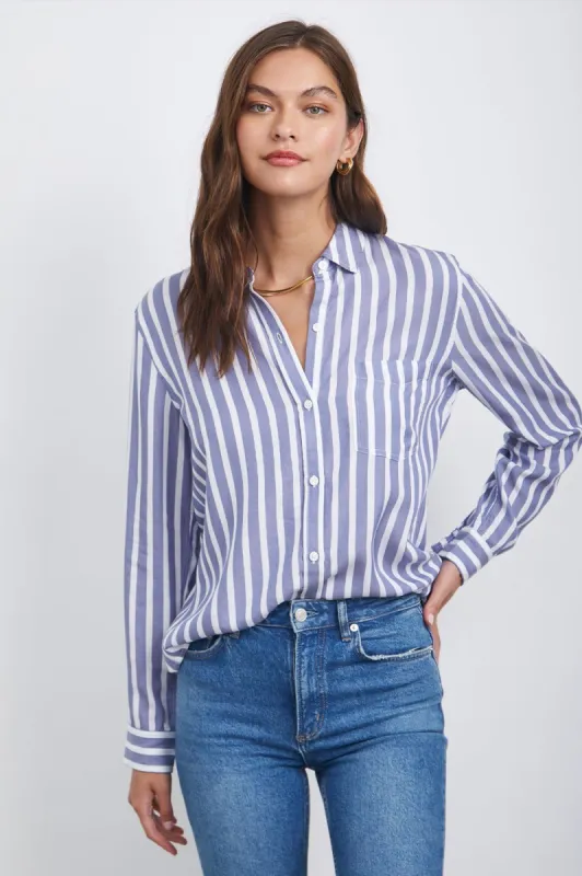 PALOMA SHIRT - TURIN STRIPE sold by Rails