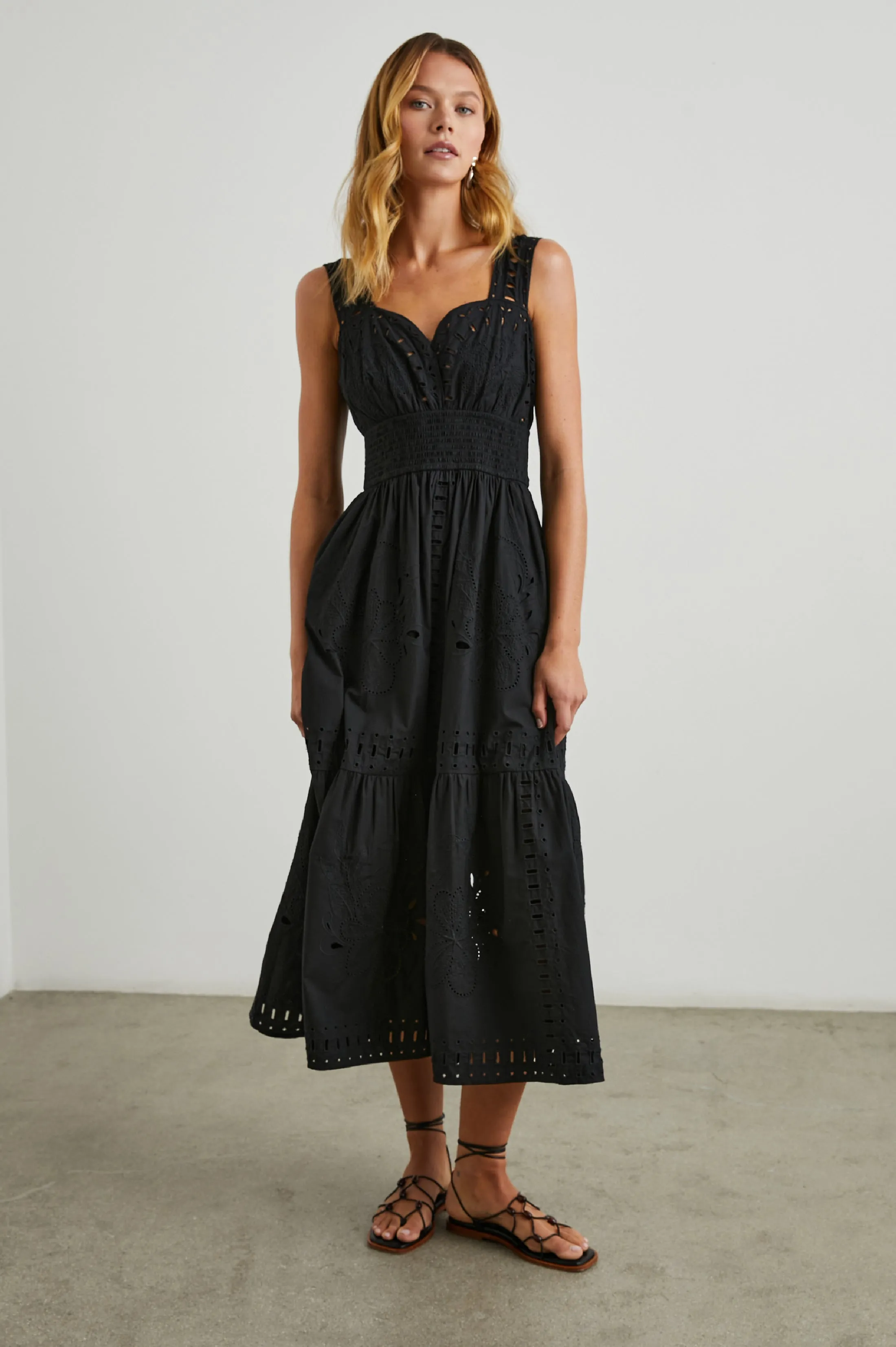 FAWN DRESS - BLACK sold by Rails