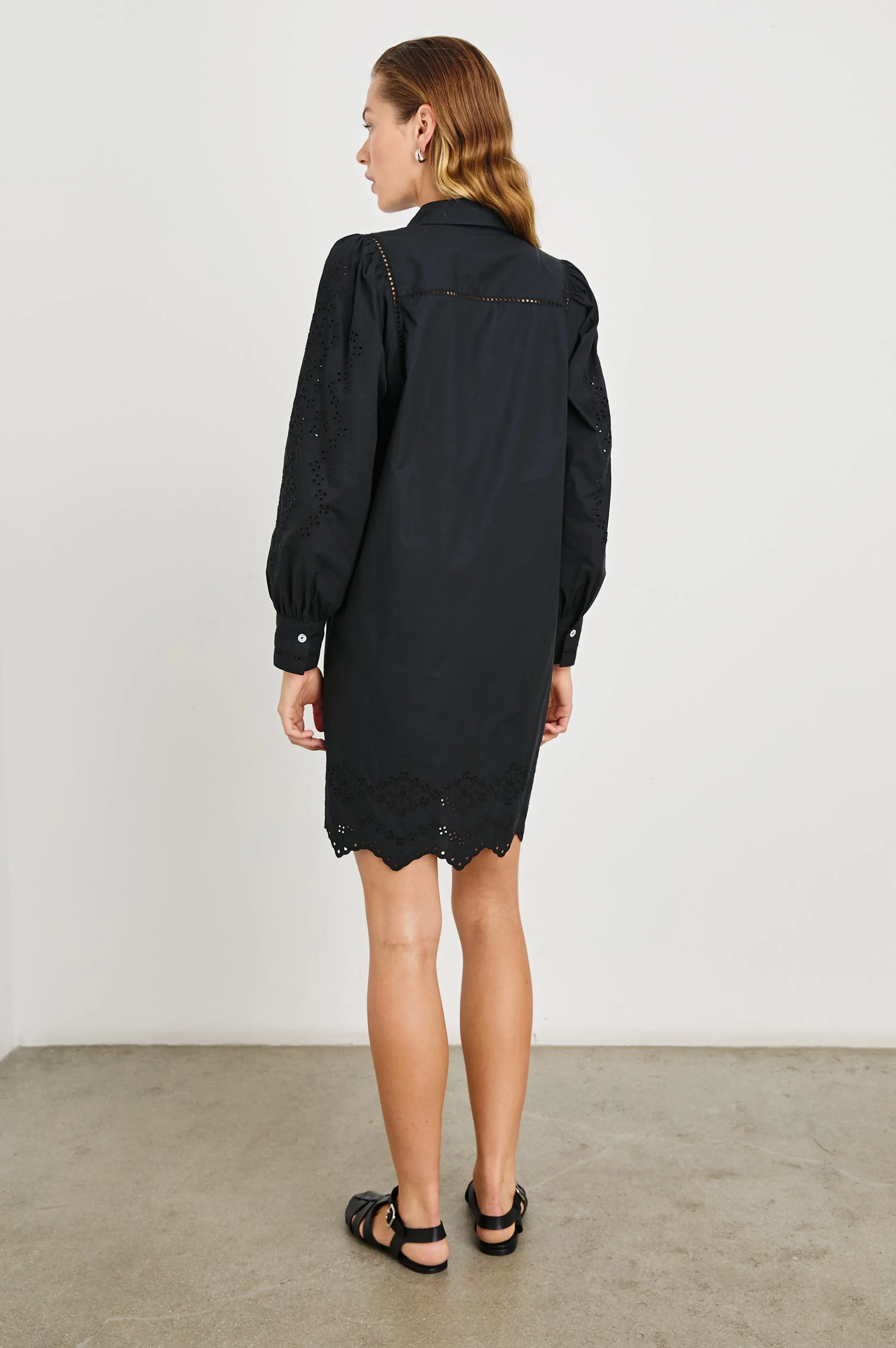 FERNANDA DRESS - BLACK EYELET sold by Rails product image thumbnail 4