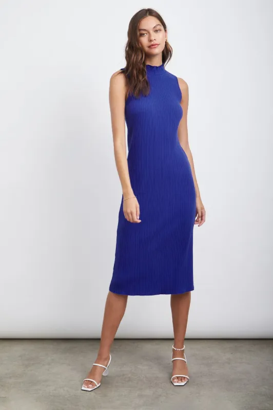 MARJORIE DRESS - ULTRA MARINE sold by Rails