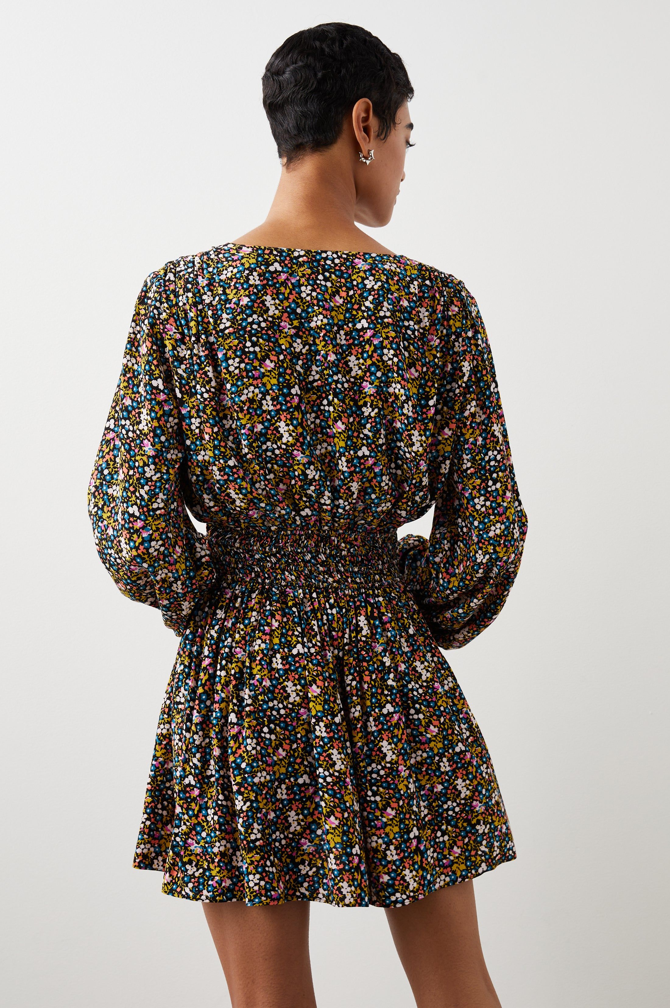 DELANEY DRESS - DARK DITSY FLORAL sold by Rails product image thumbnail 5