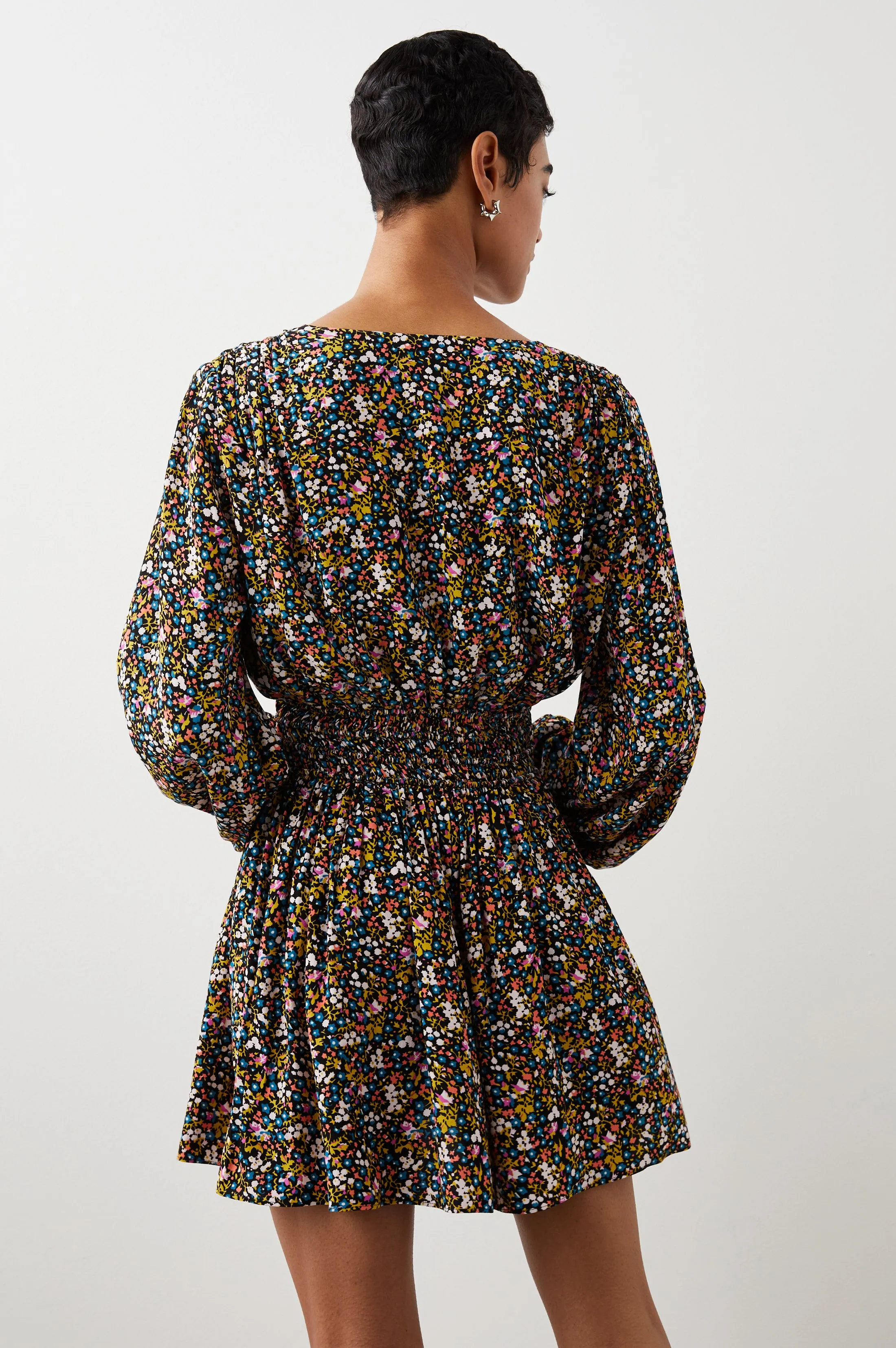 DELANEY DRESS - DARK DITSY FLORAL sold by Rails product image thumbnail 5