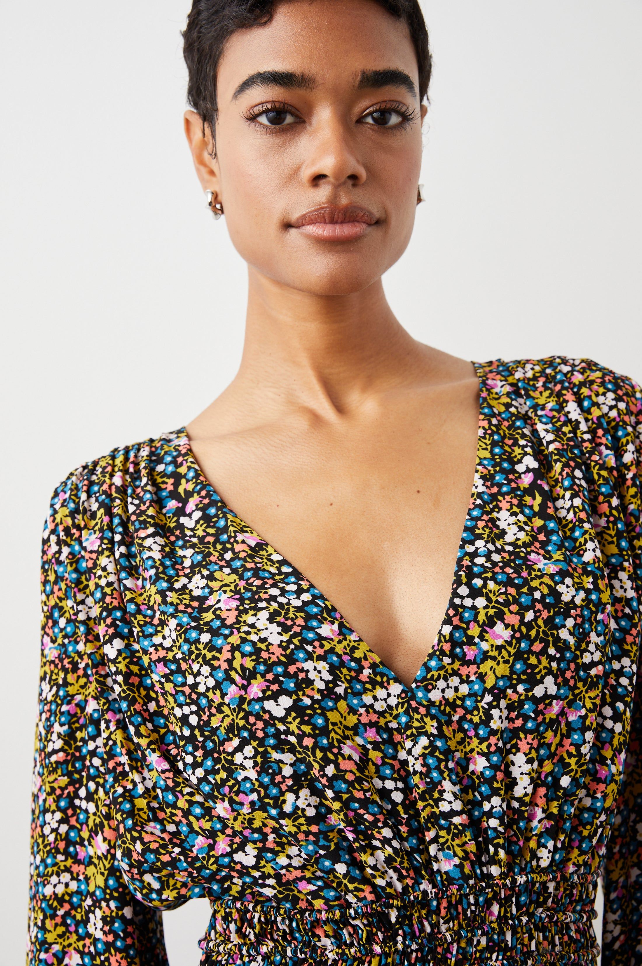 DELANEY DRESS - DARK DITSY FLORAL sold by Rails product image thumbnail 2