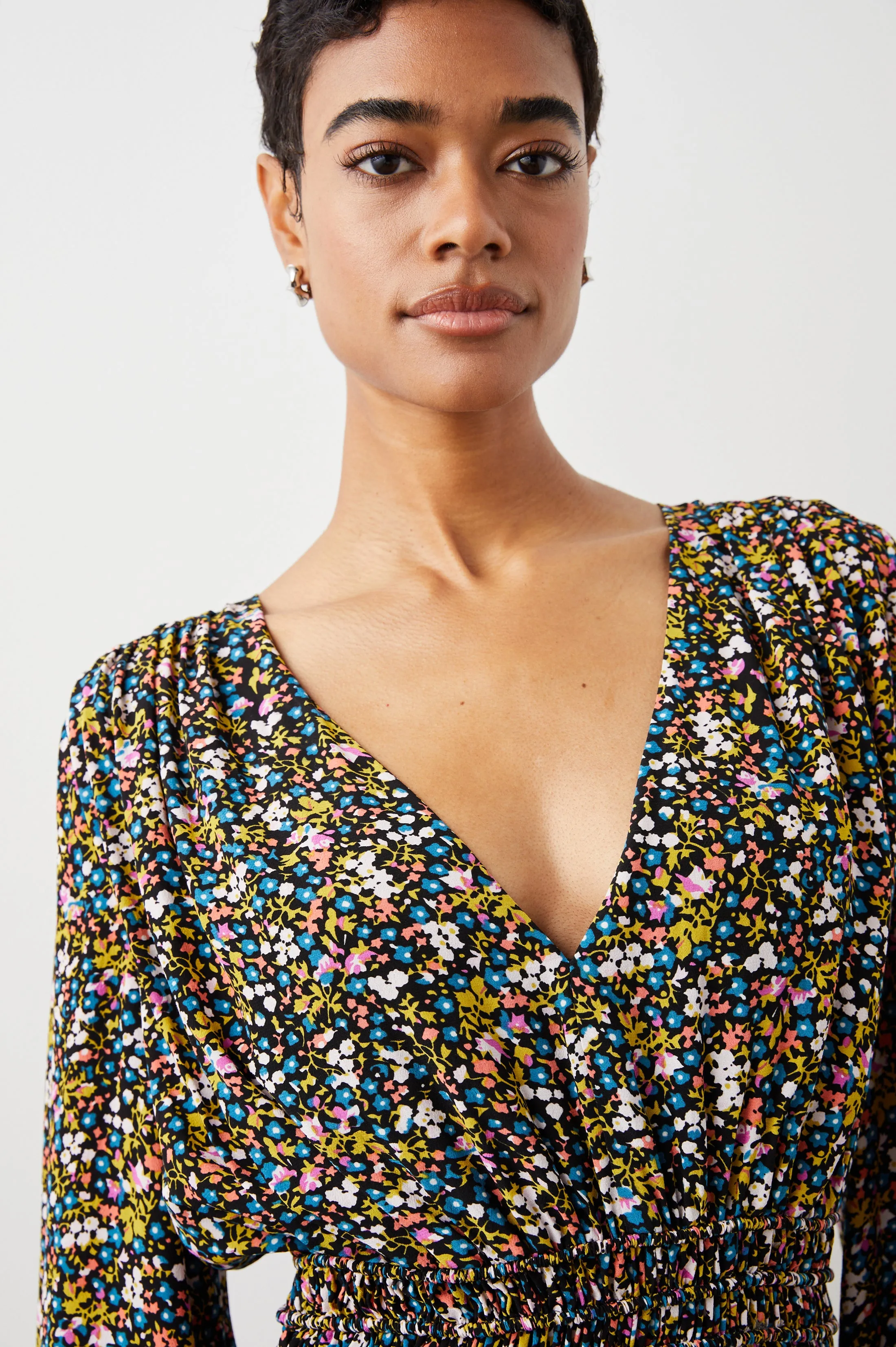 DELANEY DRESS - DARK DITSY FLORAL sold by Rails product image thumbnail 2