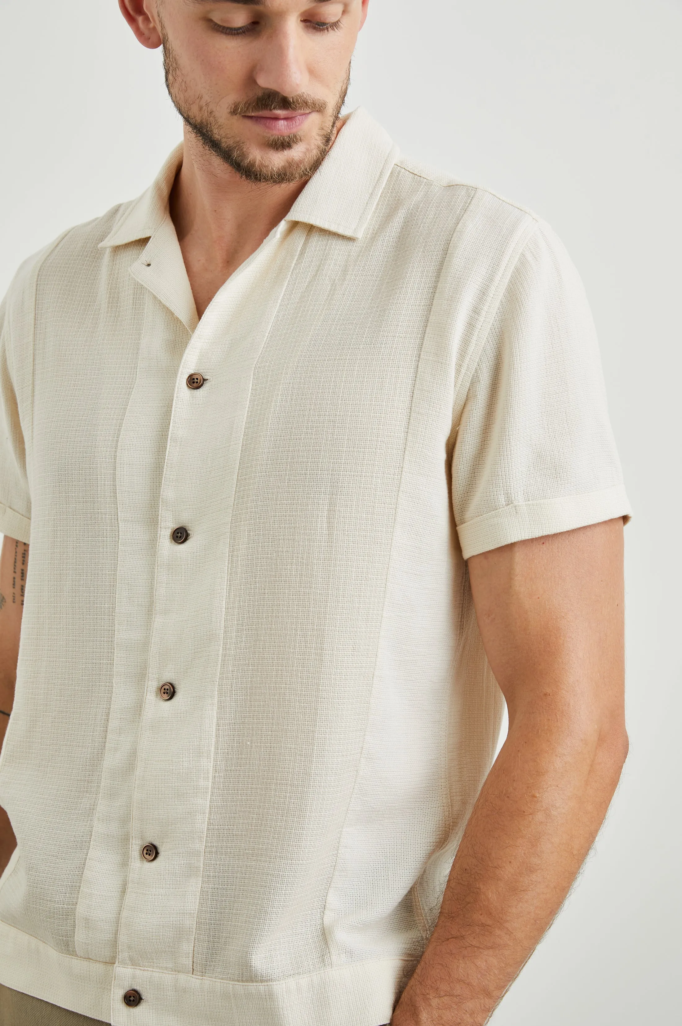 DUKE SHIRT - PARCHMENT WHEAT sold by Rails product image thumbnail 4