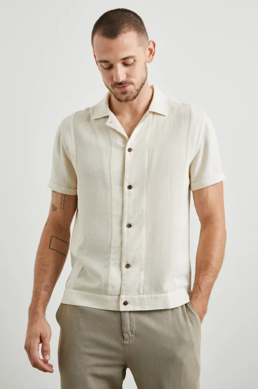 DUKE SHIRT - PARCHMENT WHEAT sold by Rails